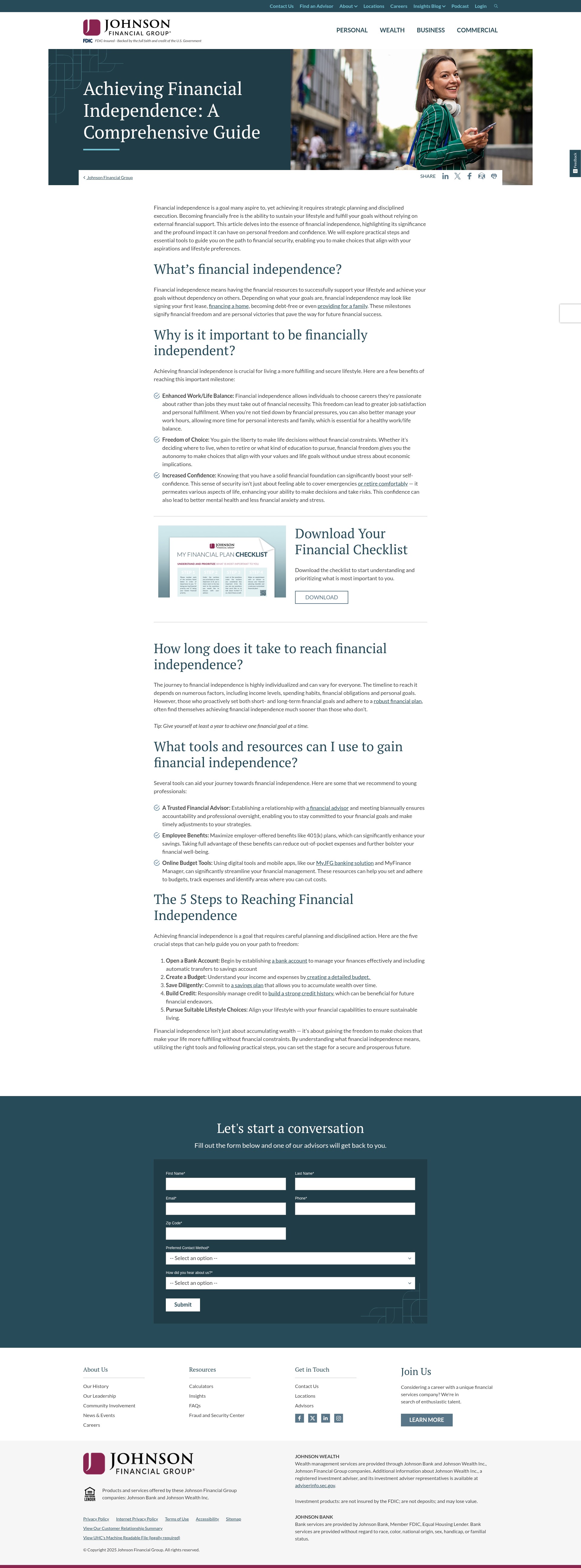 Landing Page