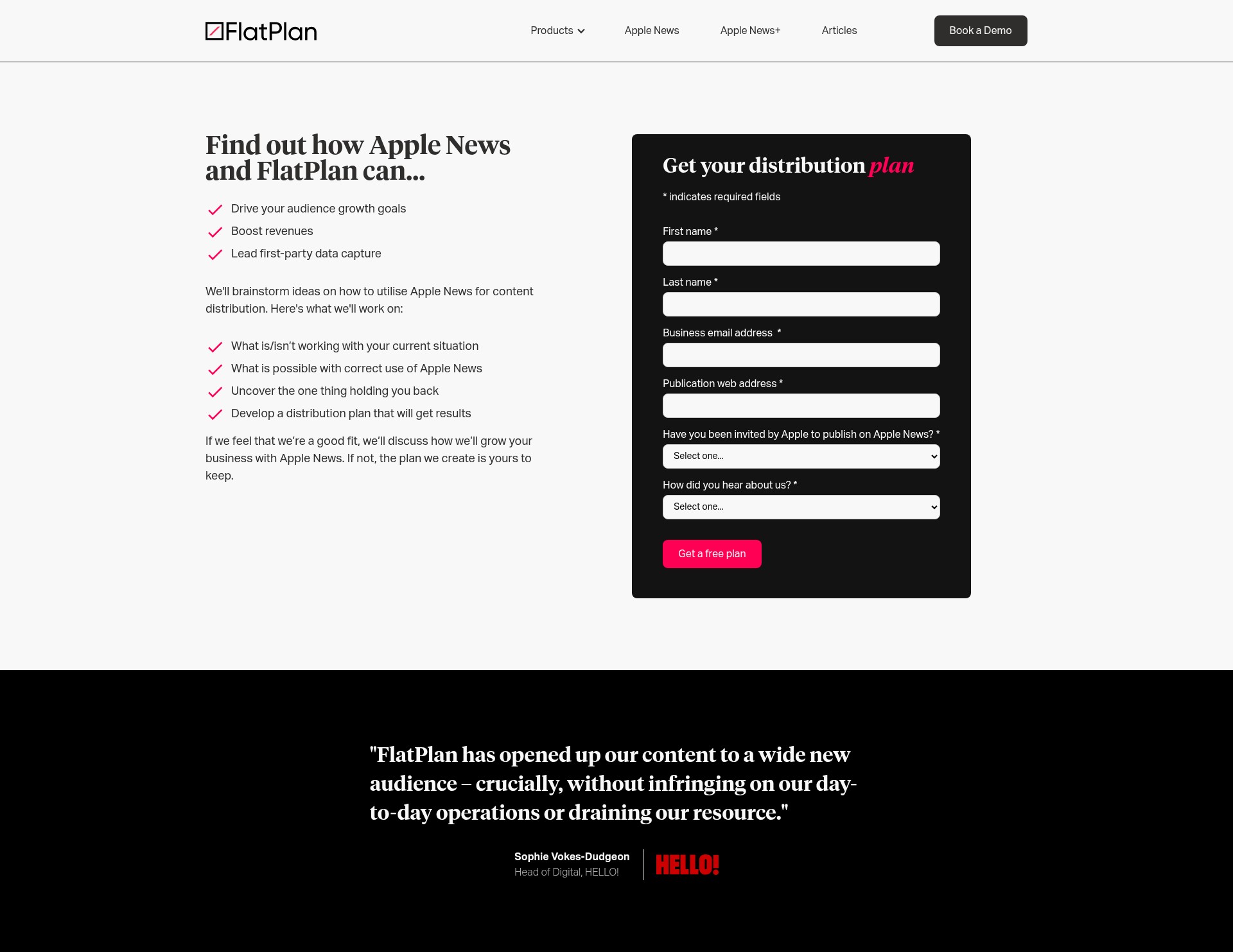 Landing Page
