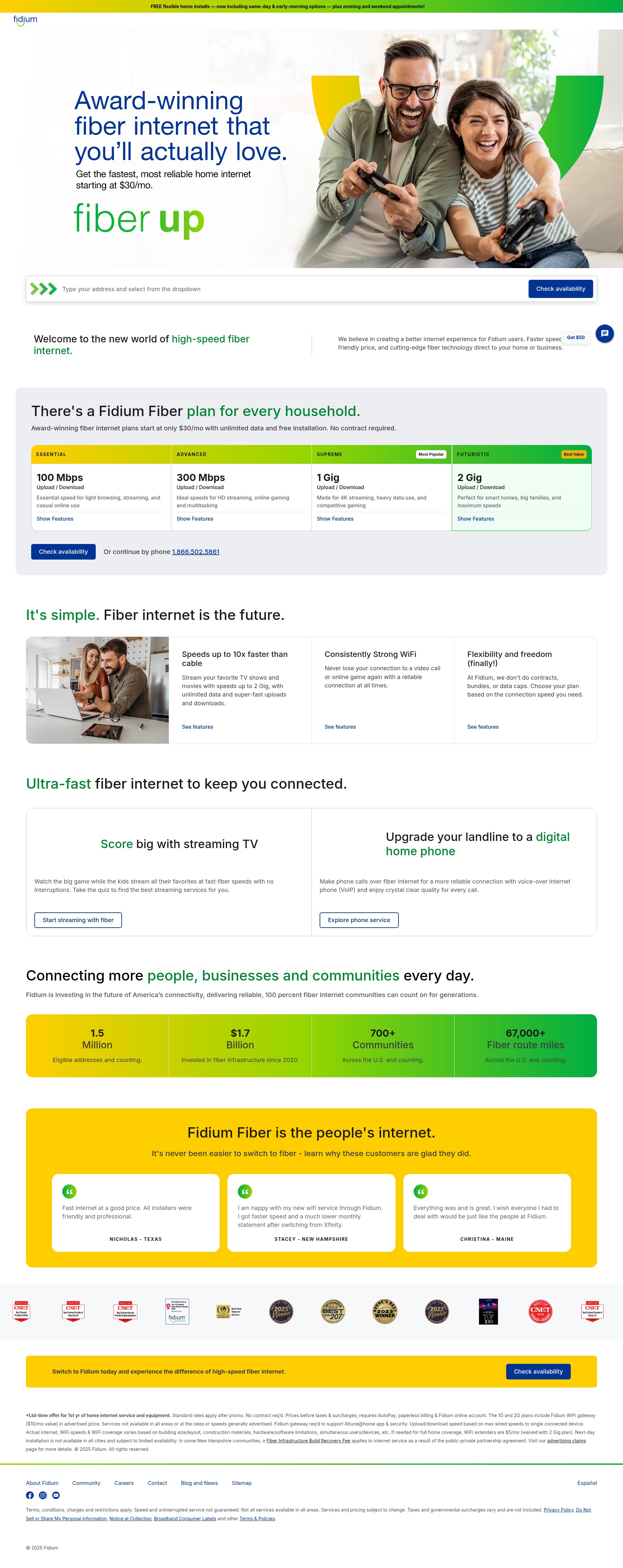 Landing Page