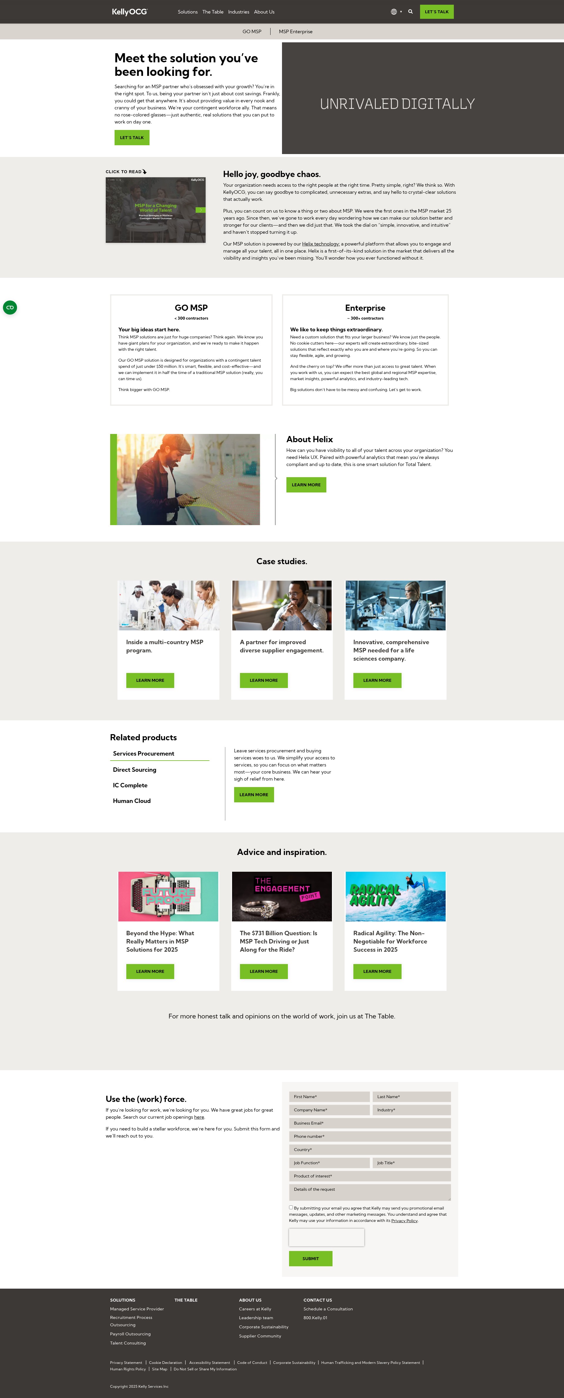 Landing Page