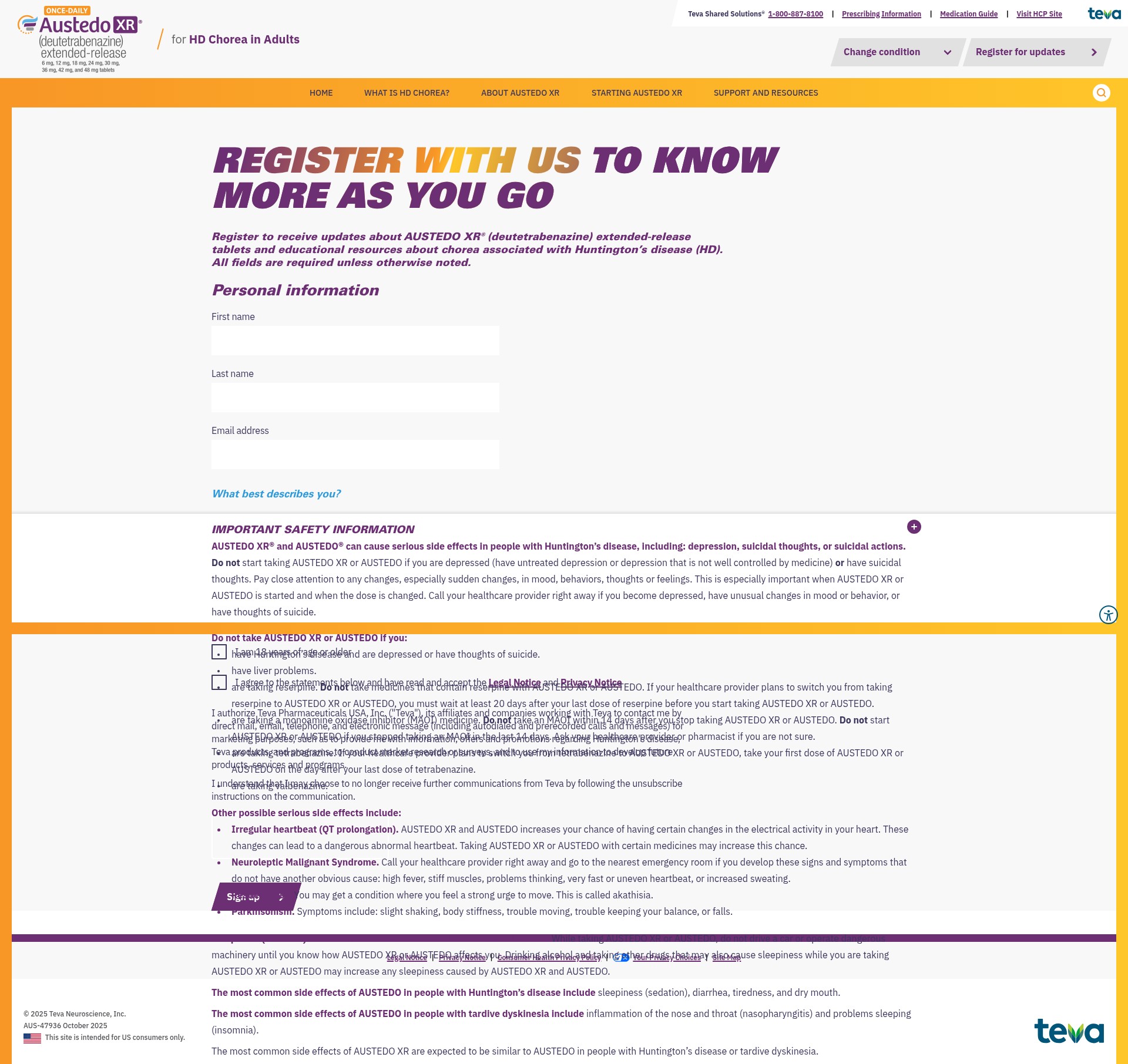 Landing Page