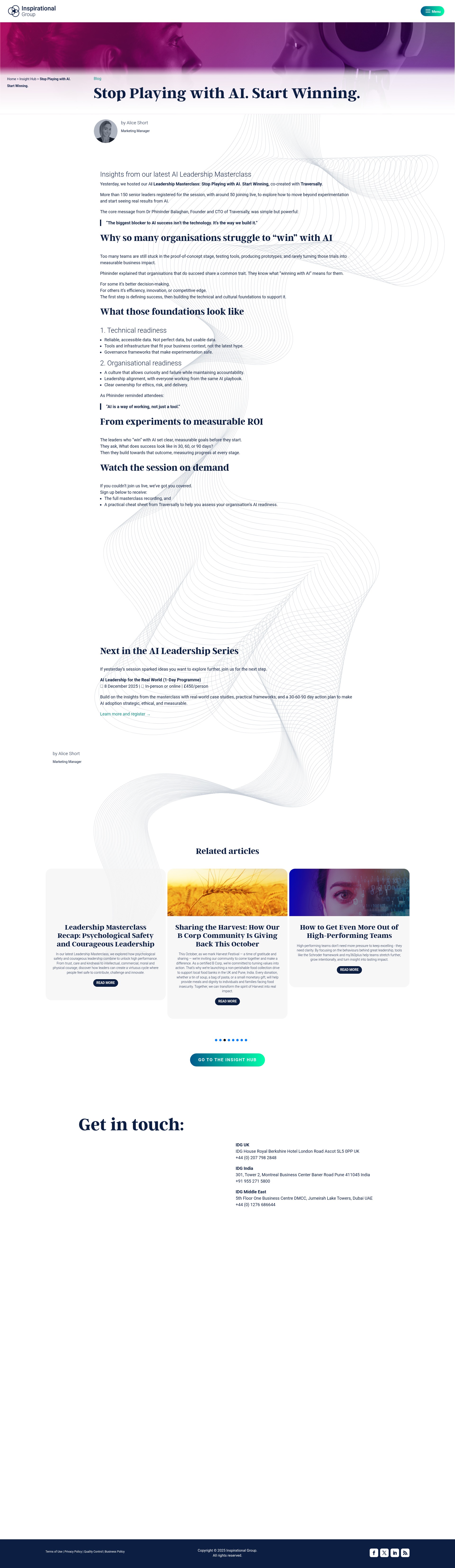 Landing Page