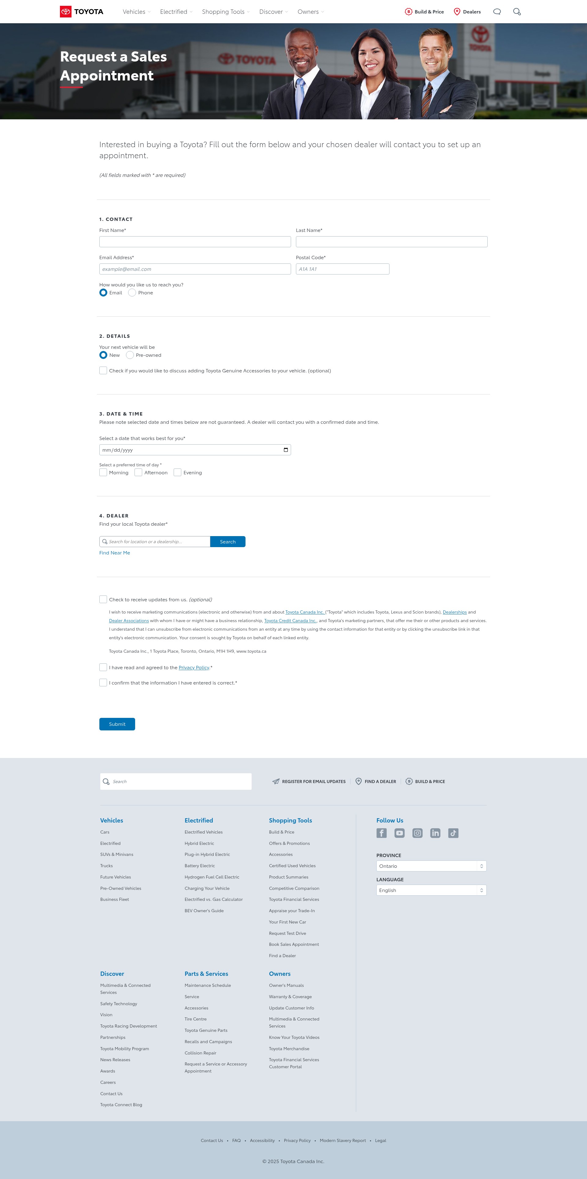 Landing Page