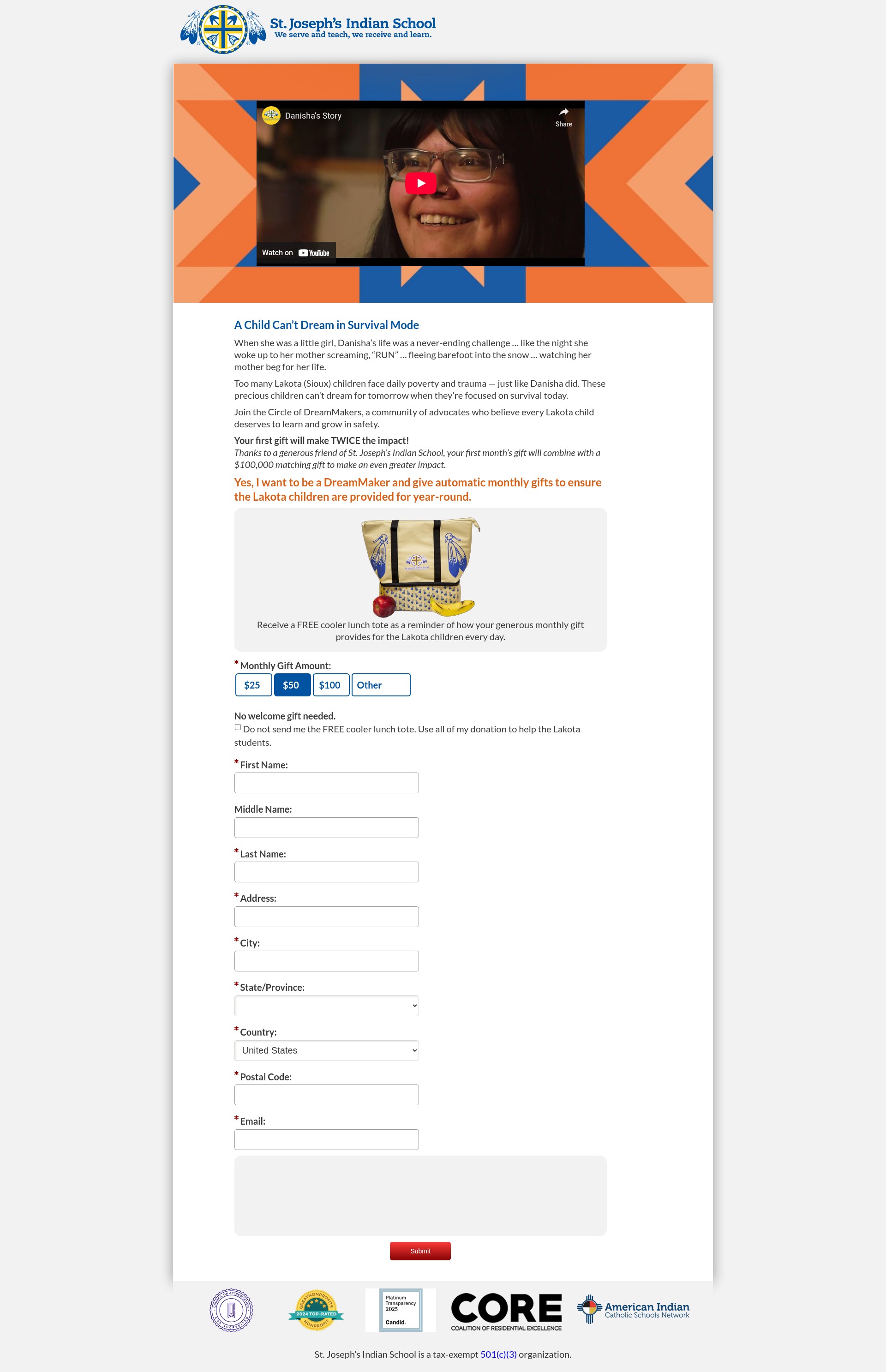 Landing Page