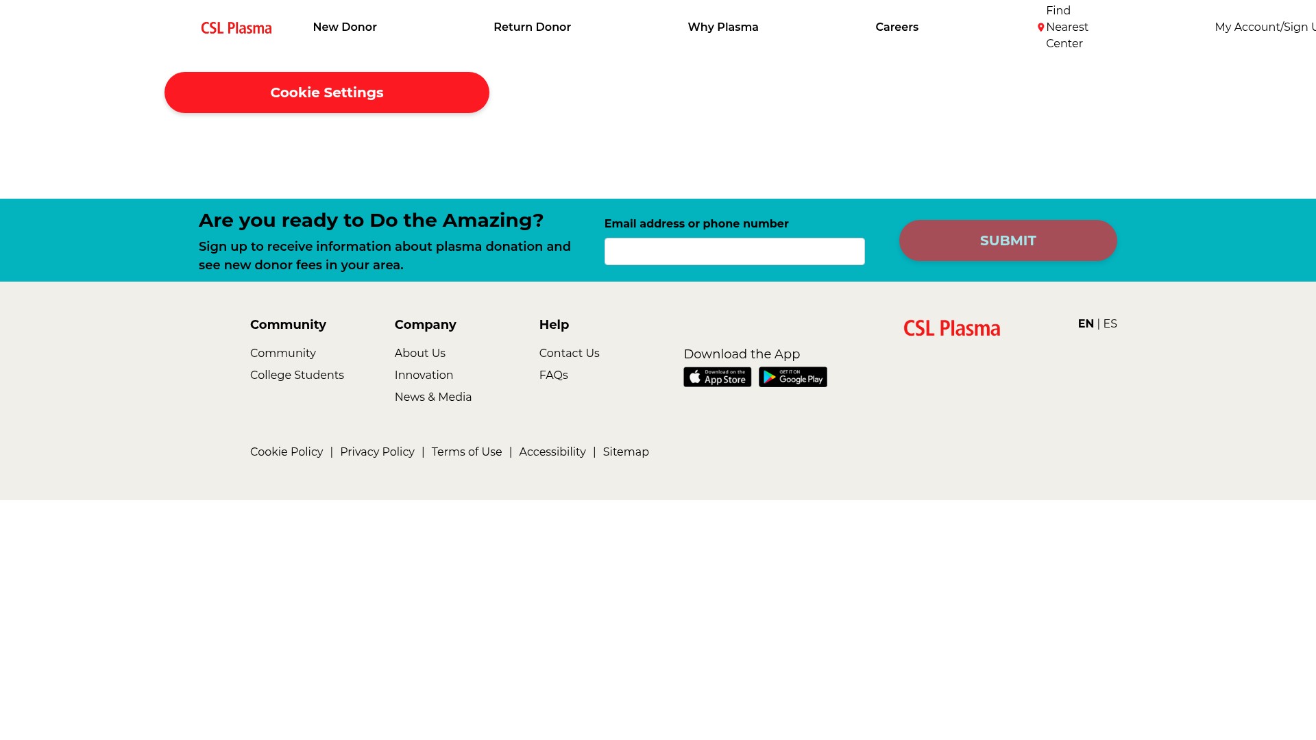 Landing Page