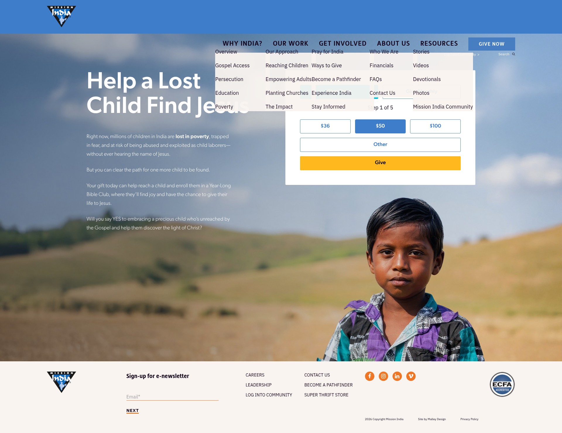 Landing Page
