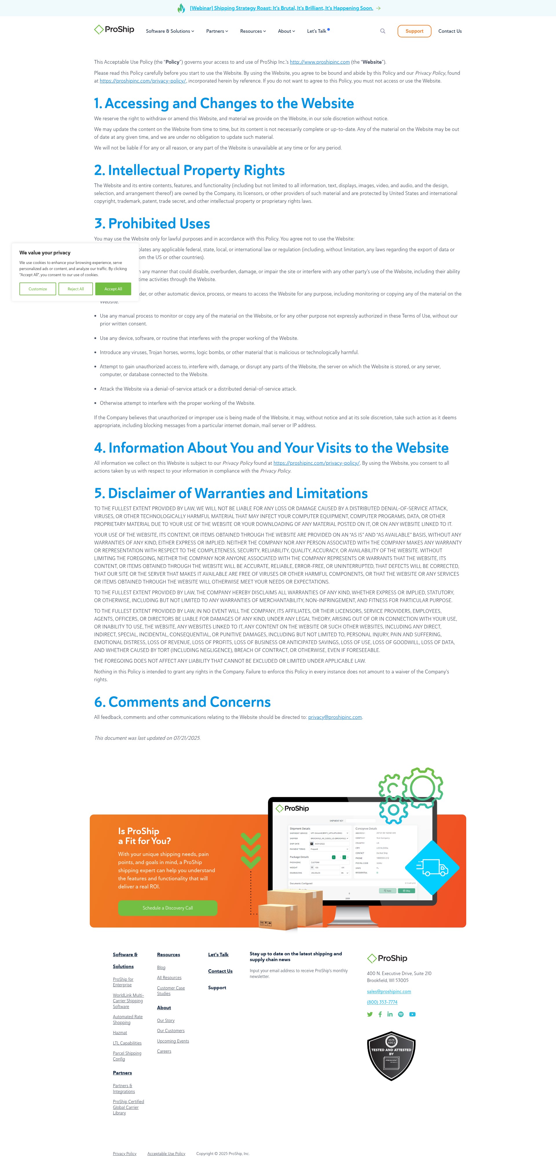 Landing Page