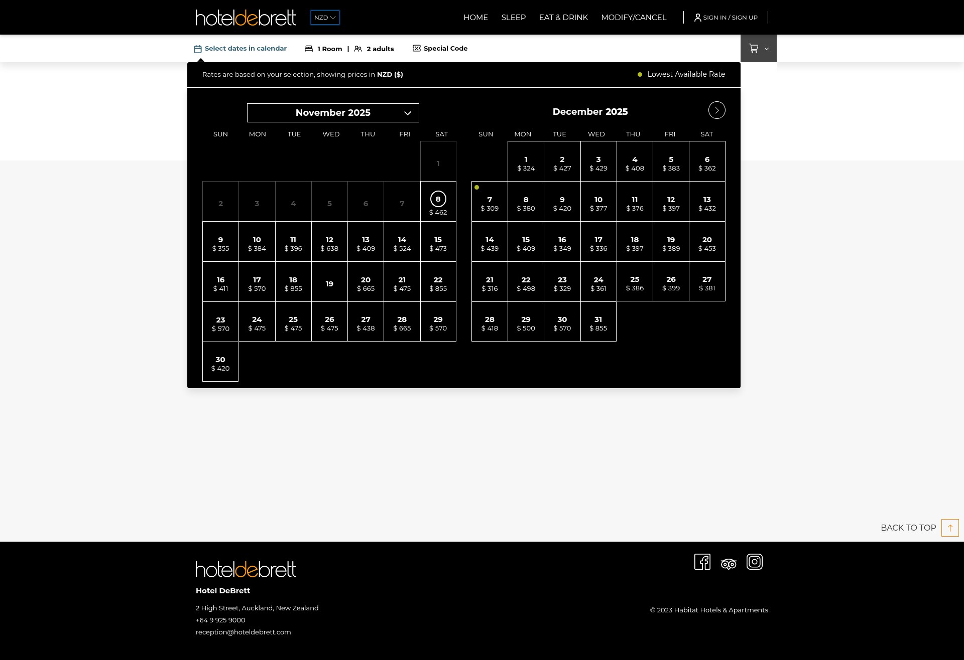 Landing Page