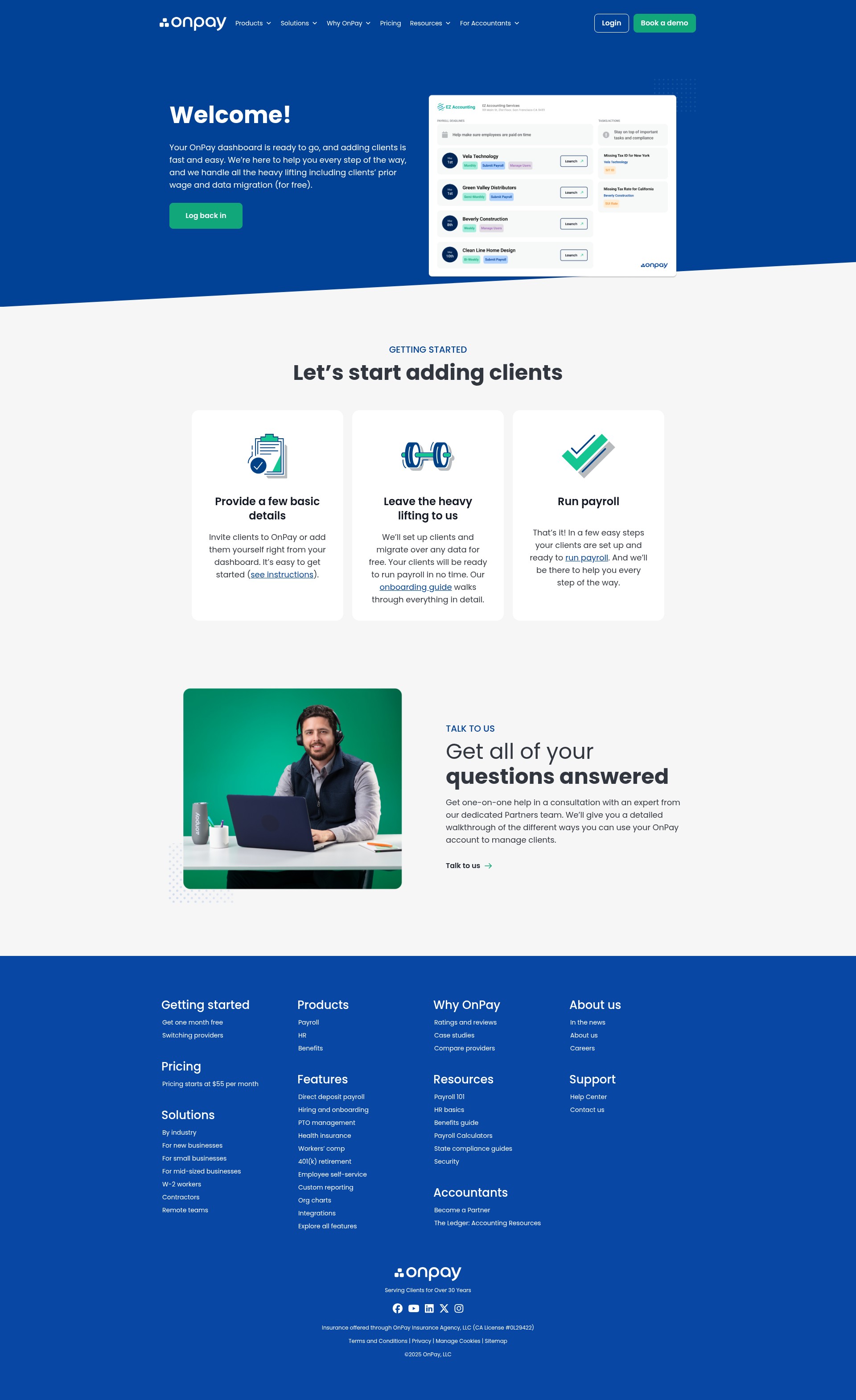 Landing Page