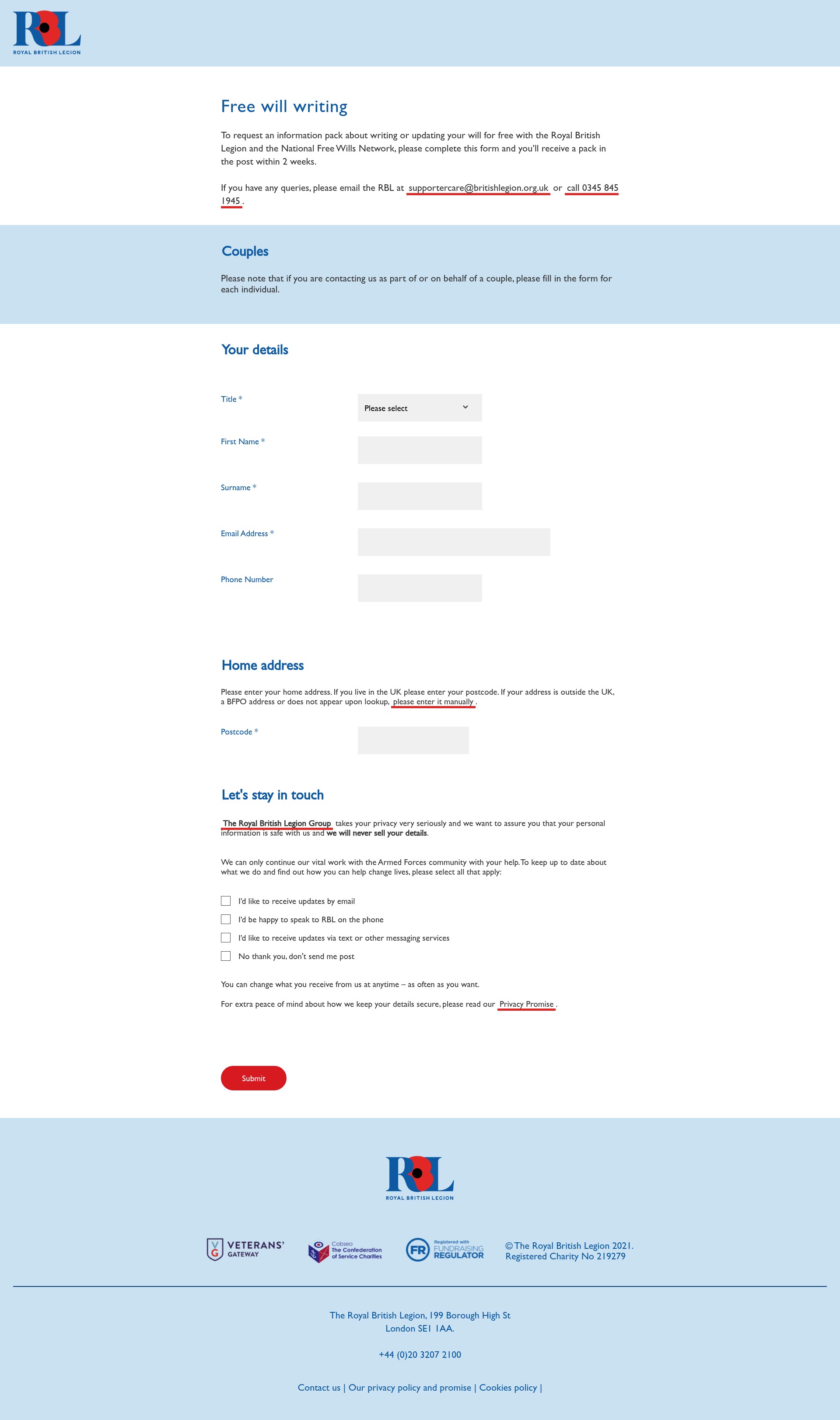 Landing Page