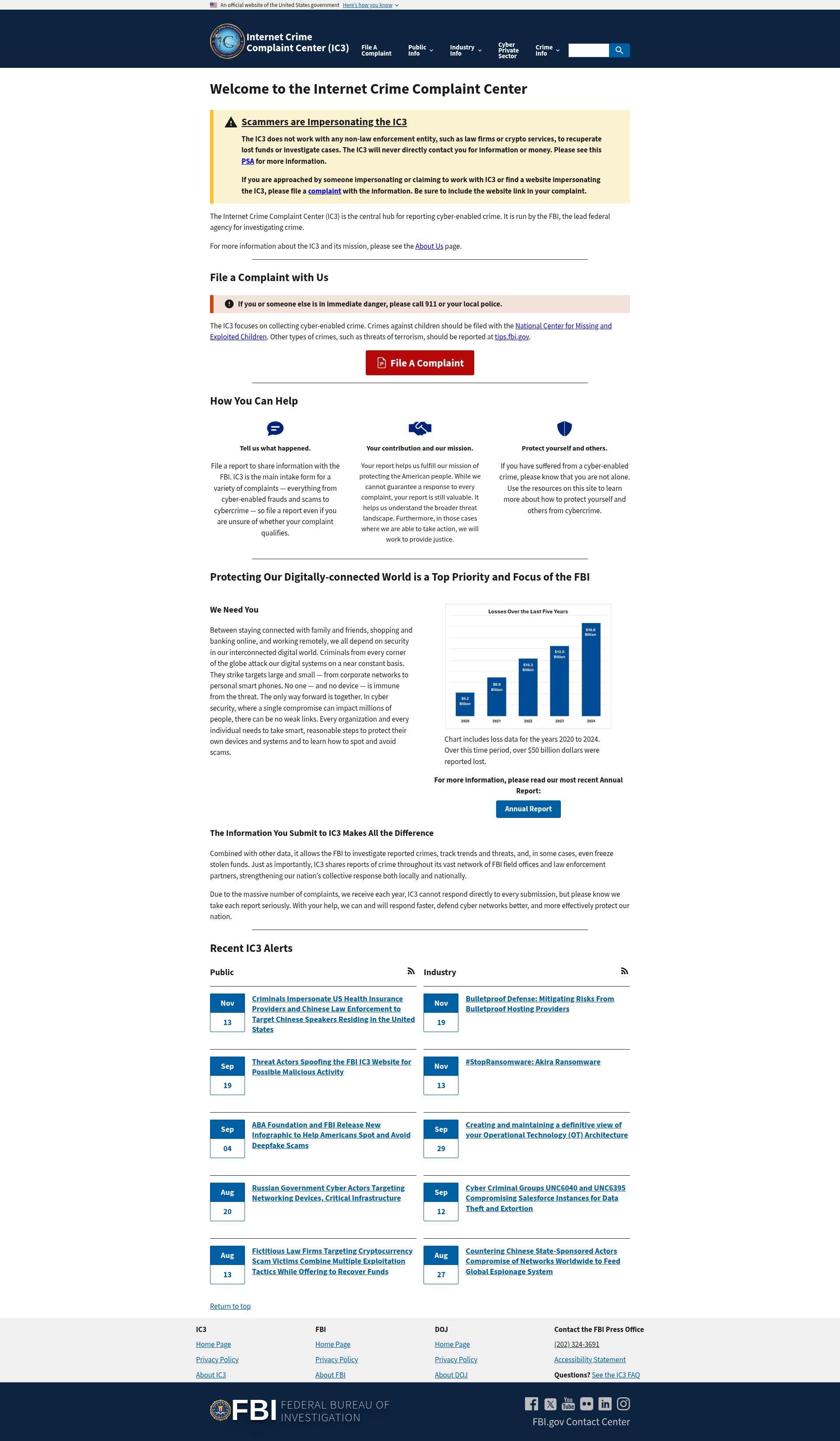 Landing Page