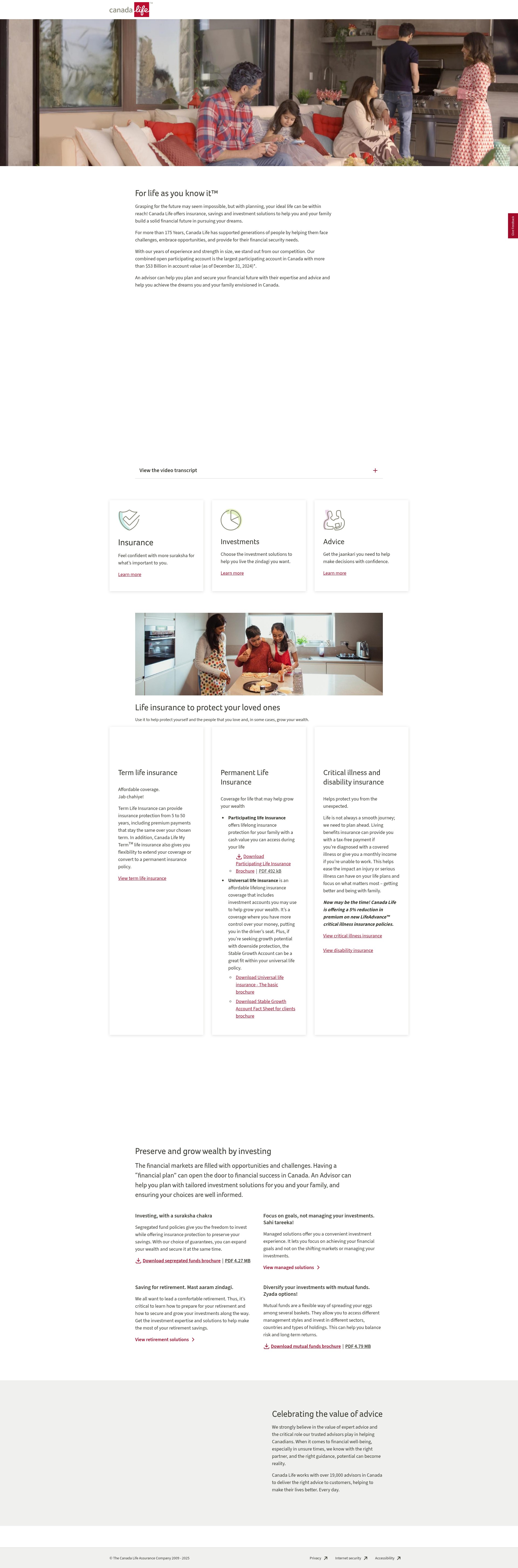 Landing Page