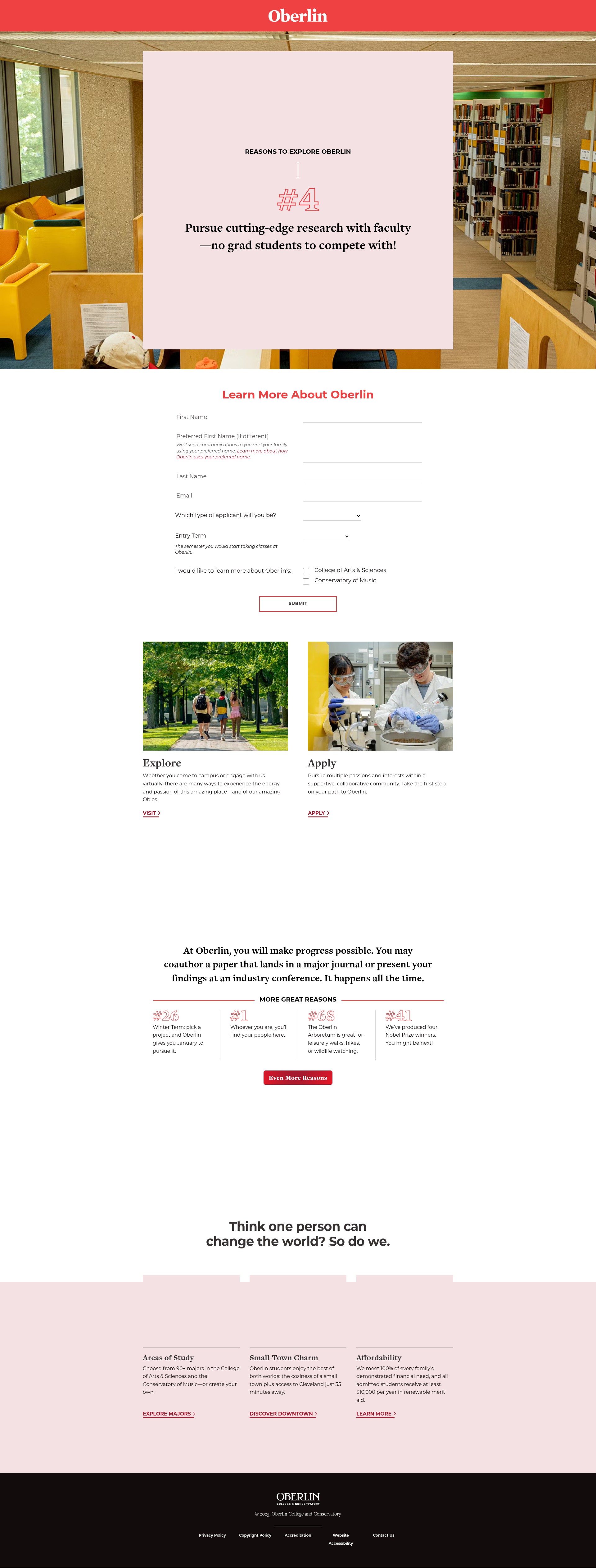 Landing Page