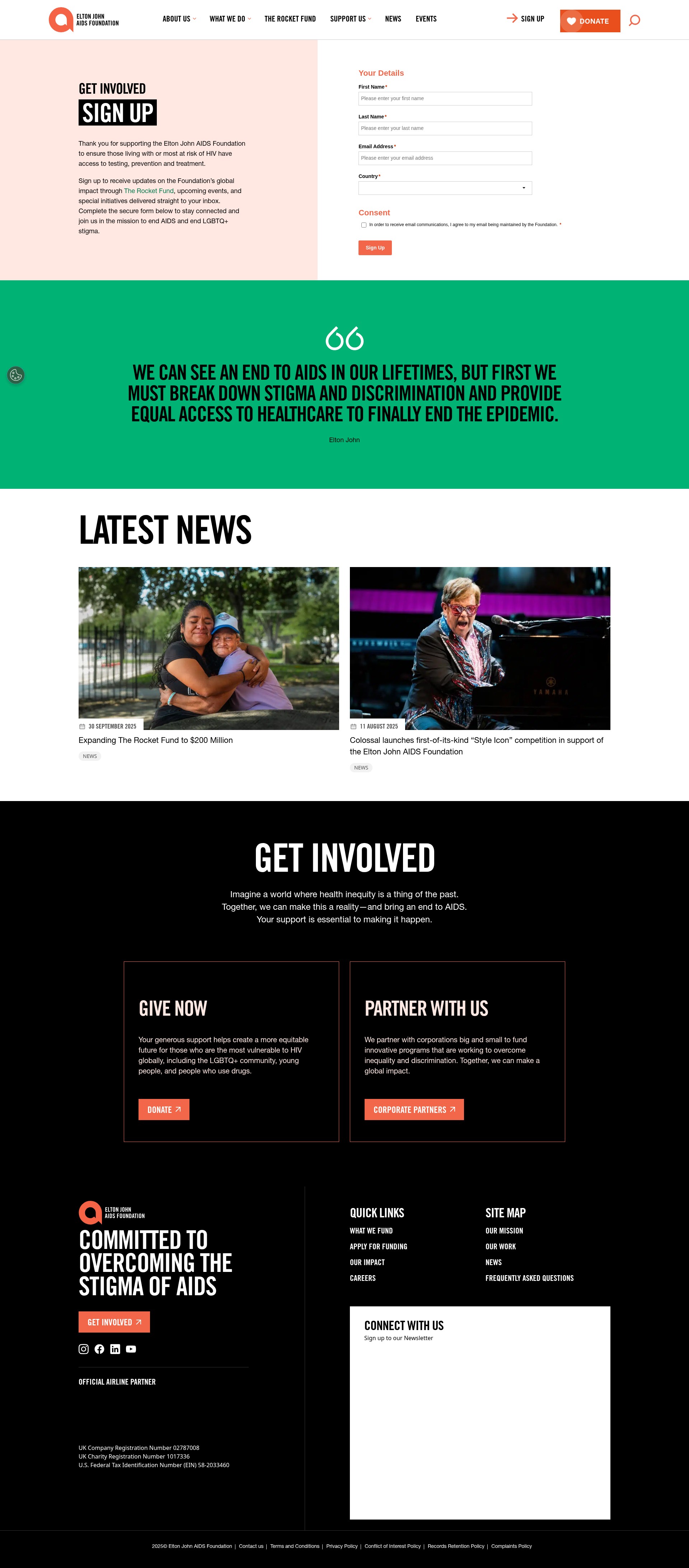 Landing Page