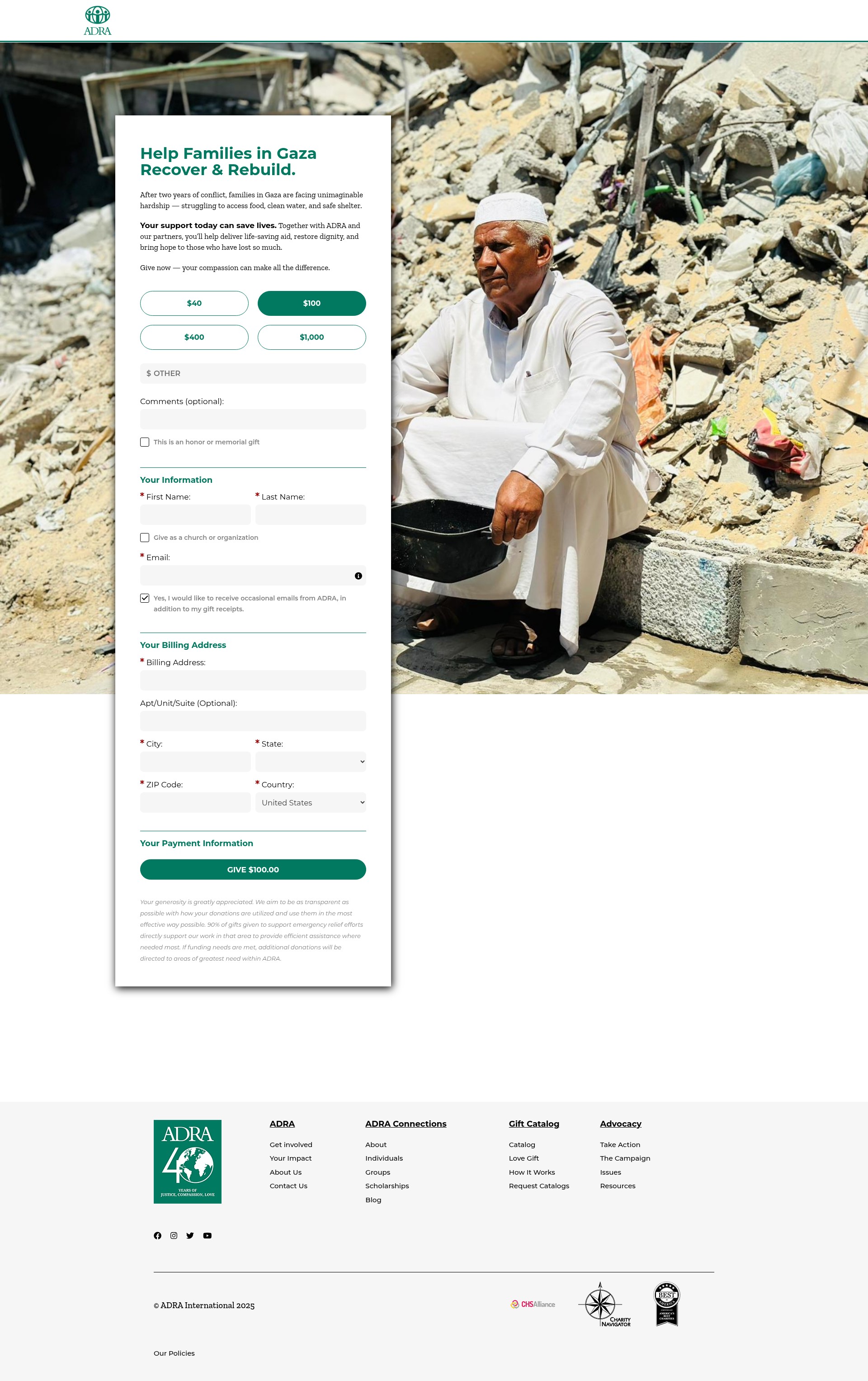 Landing Page