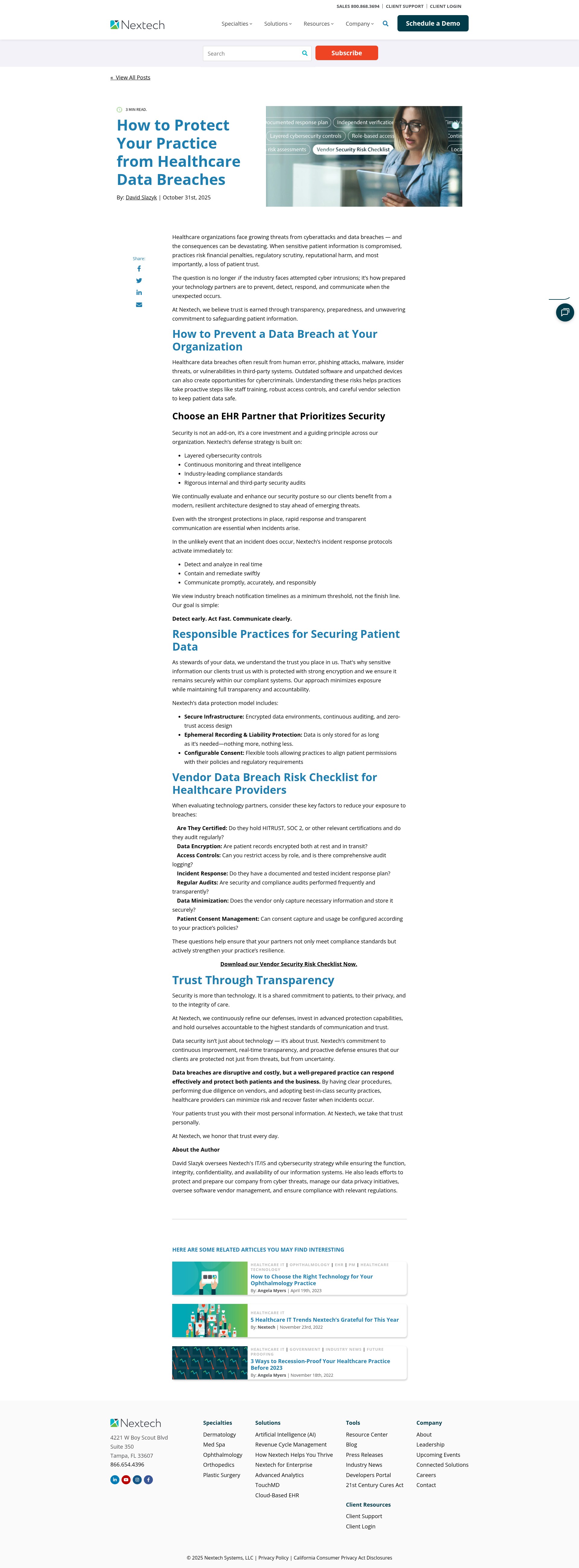 Landing Page