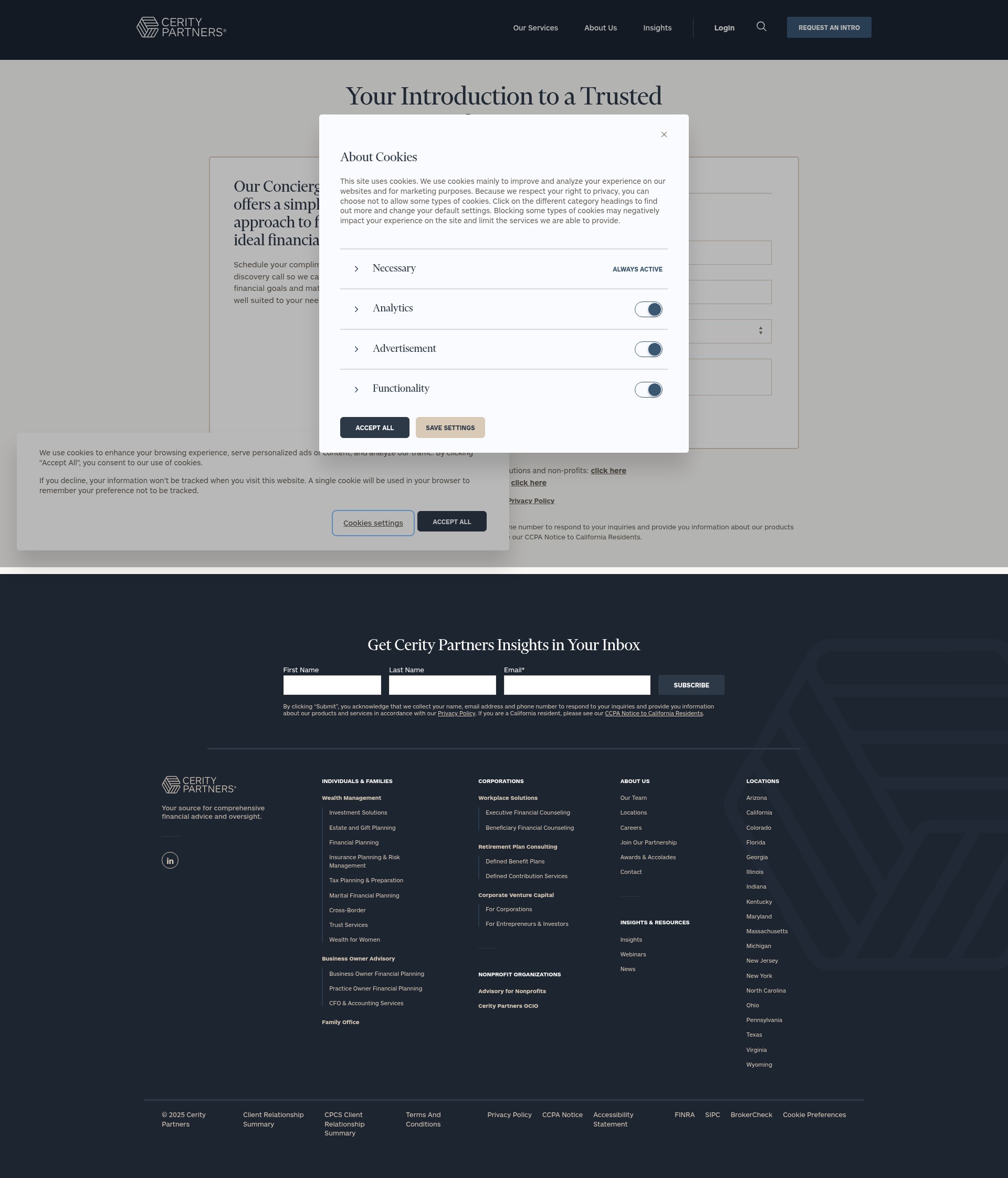 Landing Page