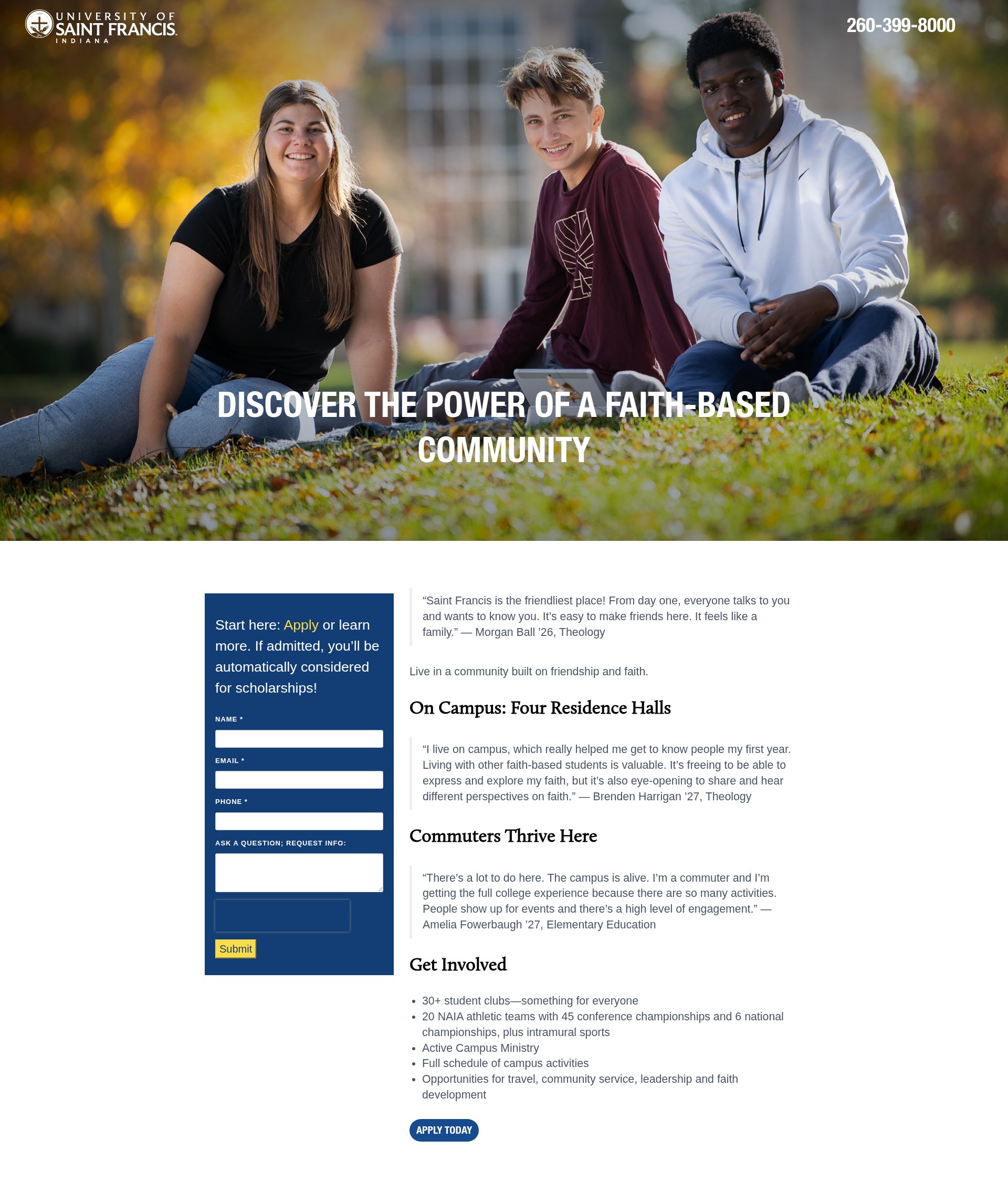 Landing Page