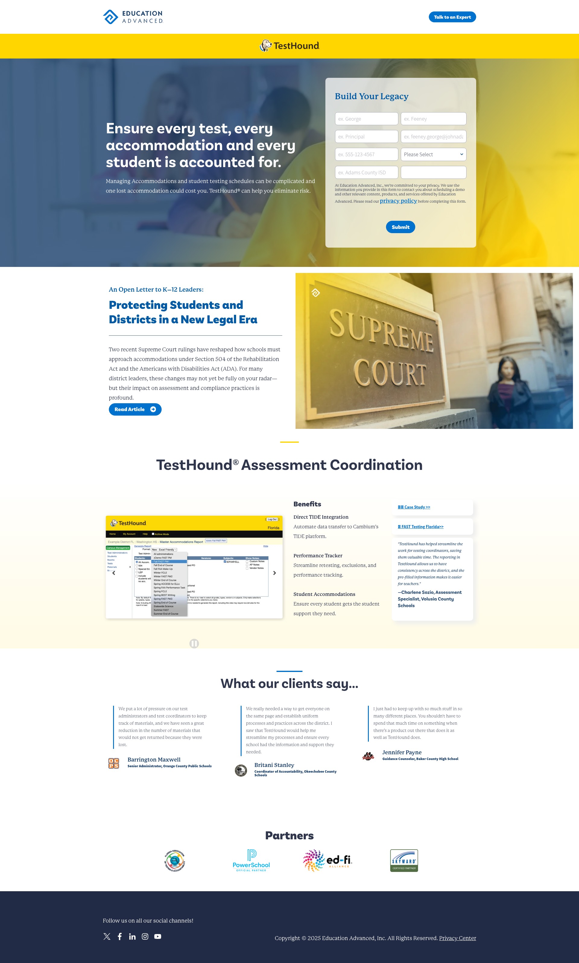 Landing Page