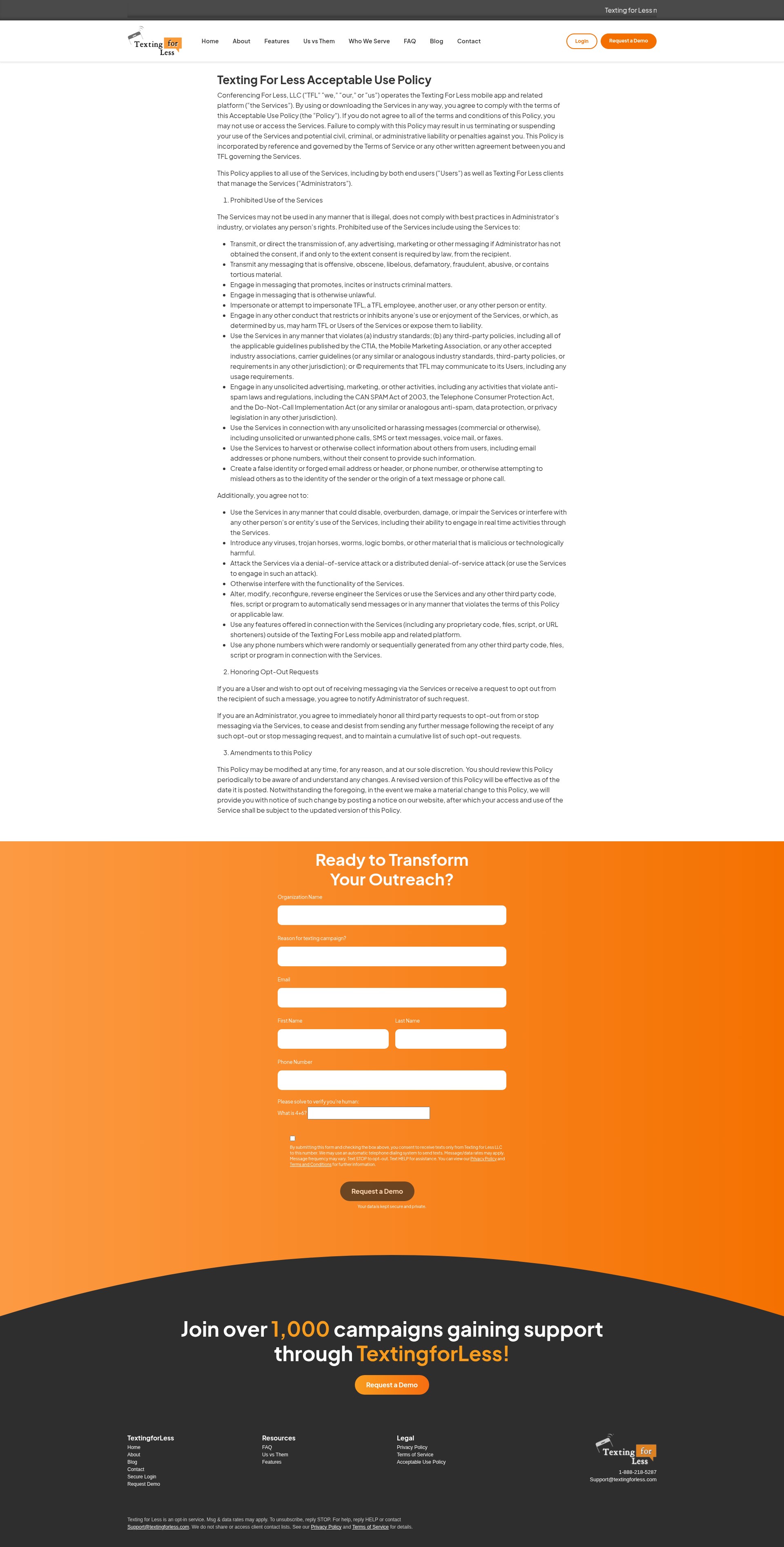 Landing Page