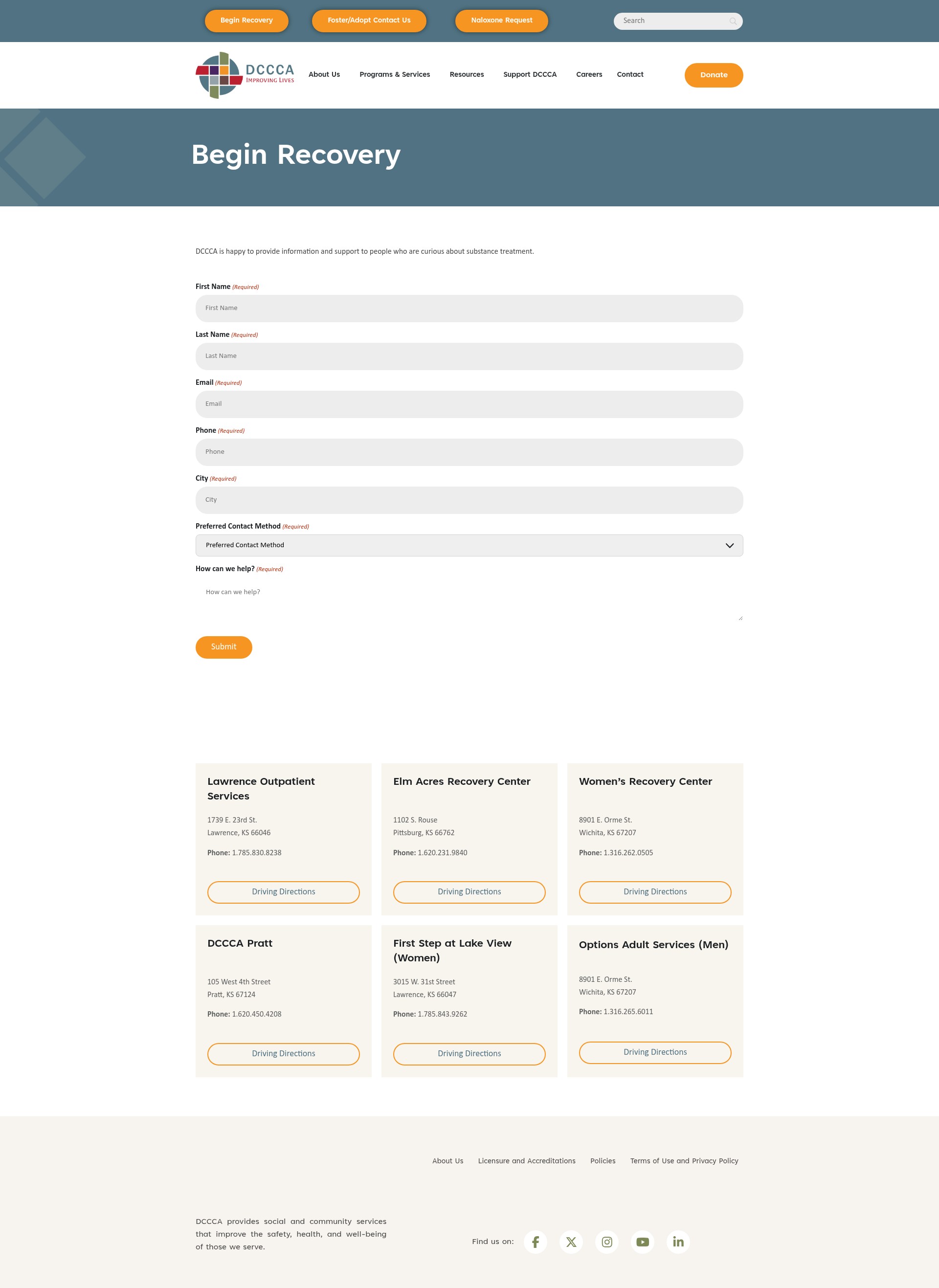 Landing Page