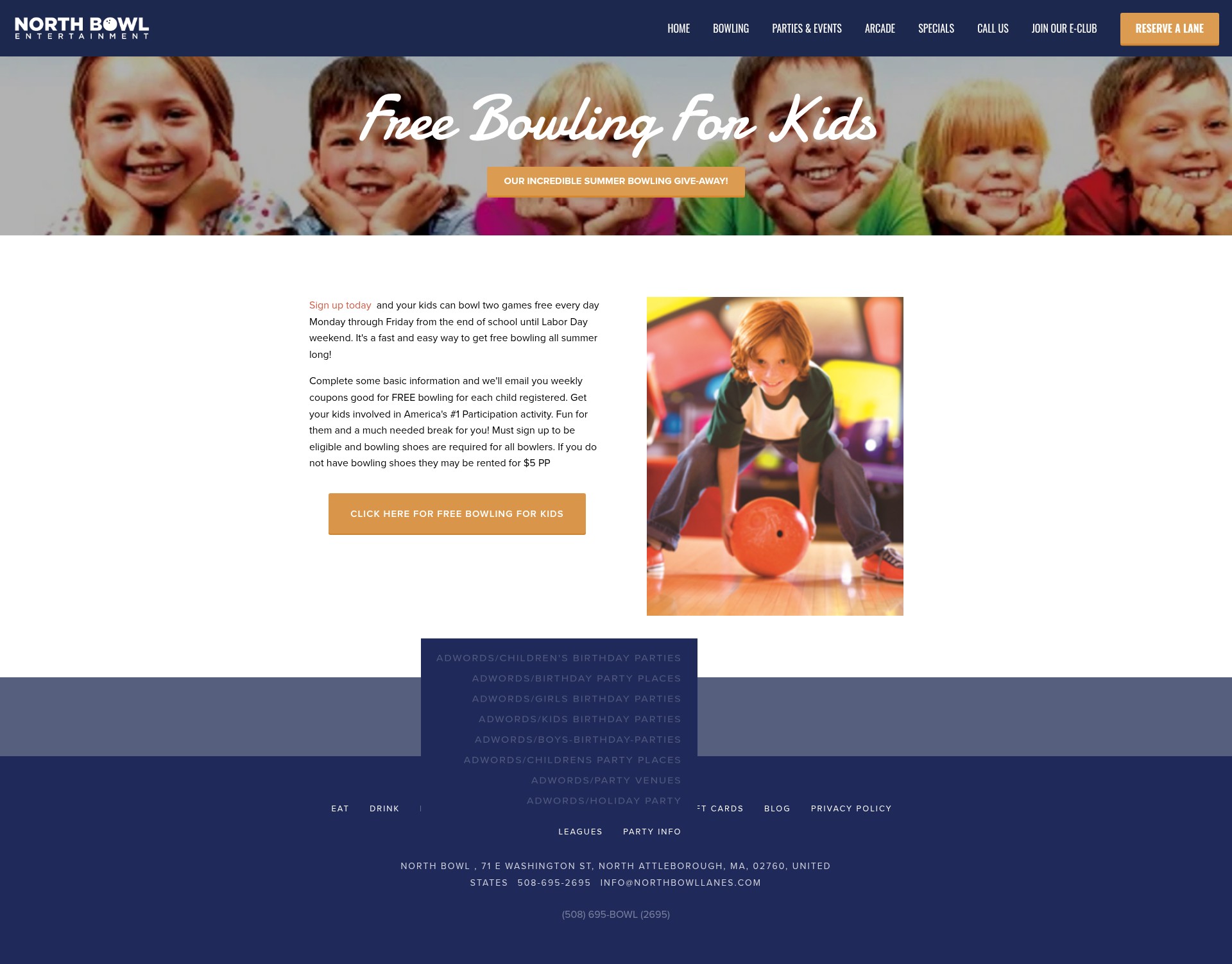 Landing Page