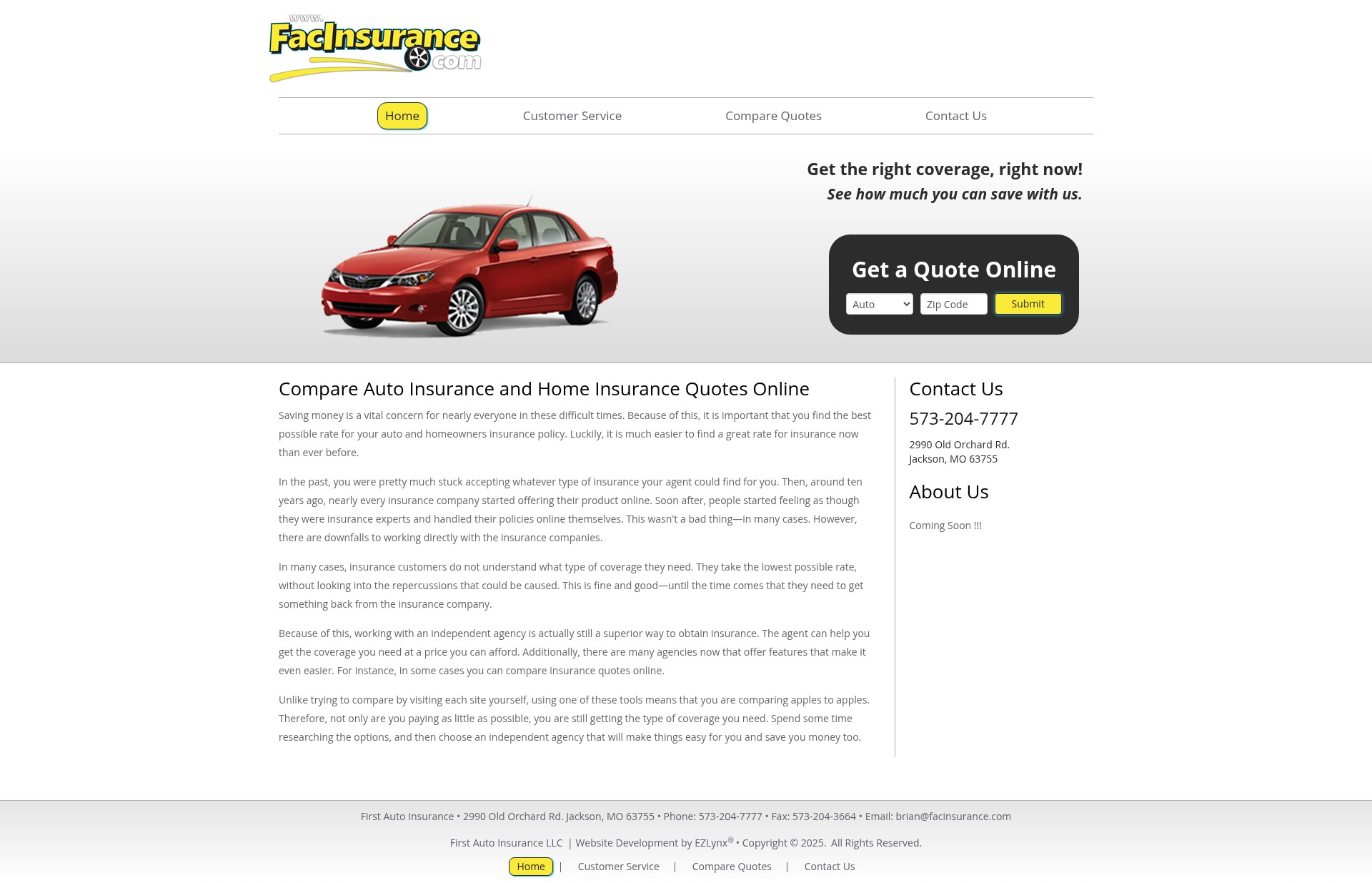 Landing Page