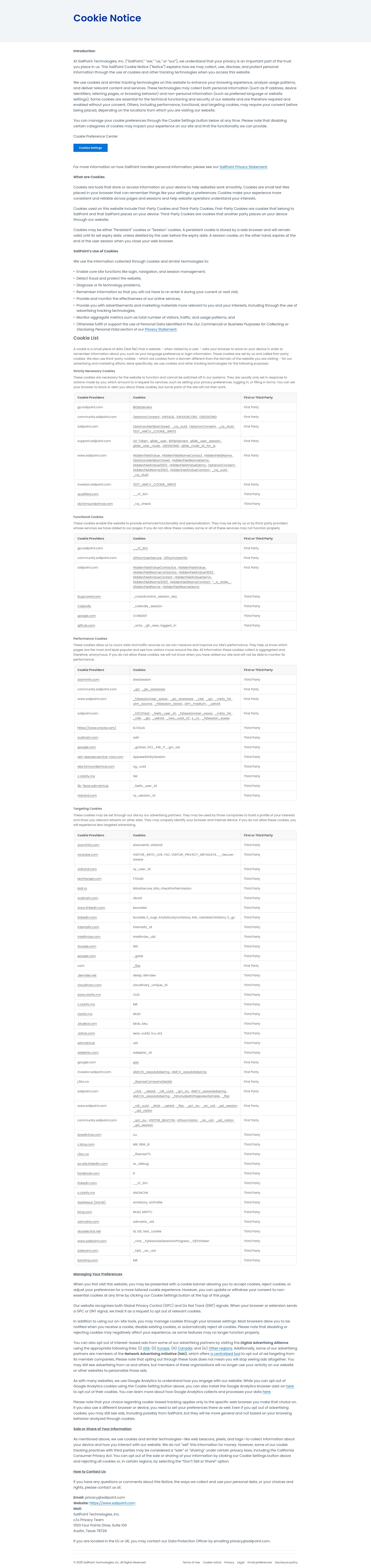 Landing Page
