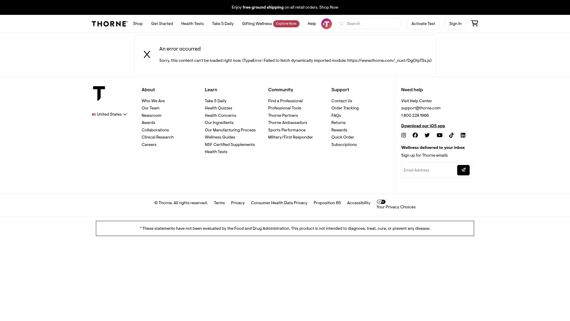 Landing Page
