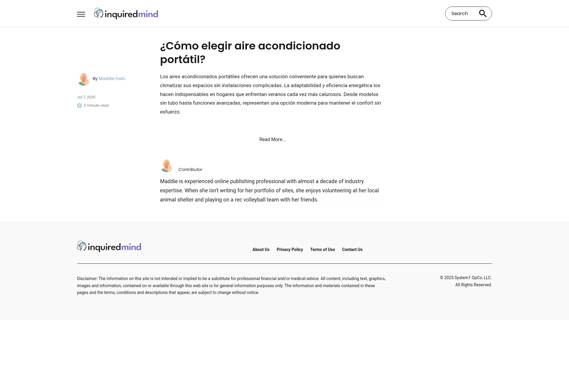 Landing Page