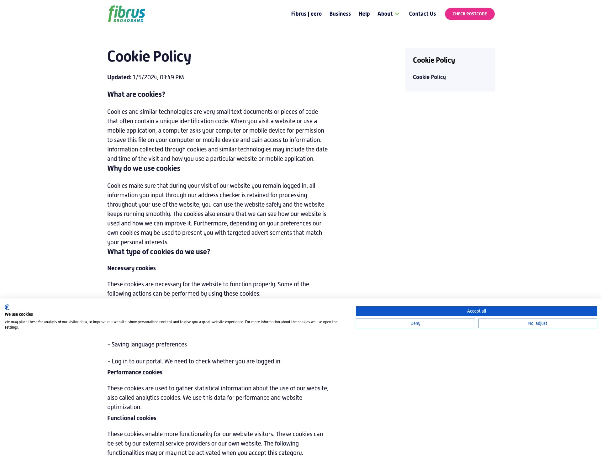 Landing Page
