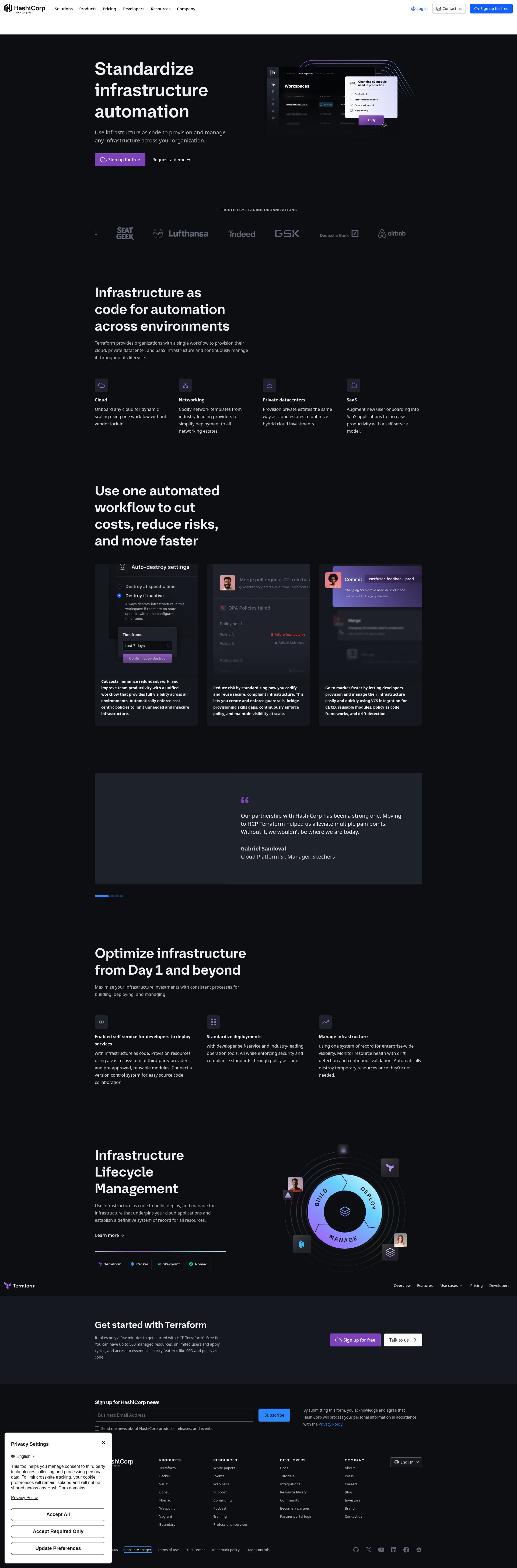 Landing Page