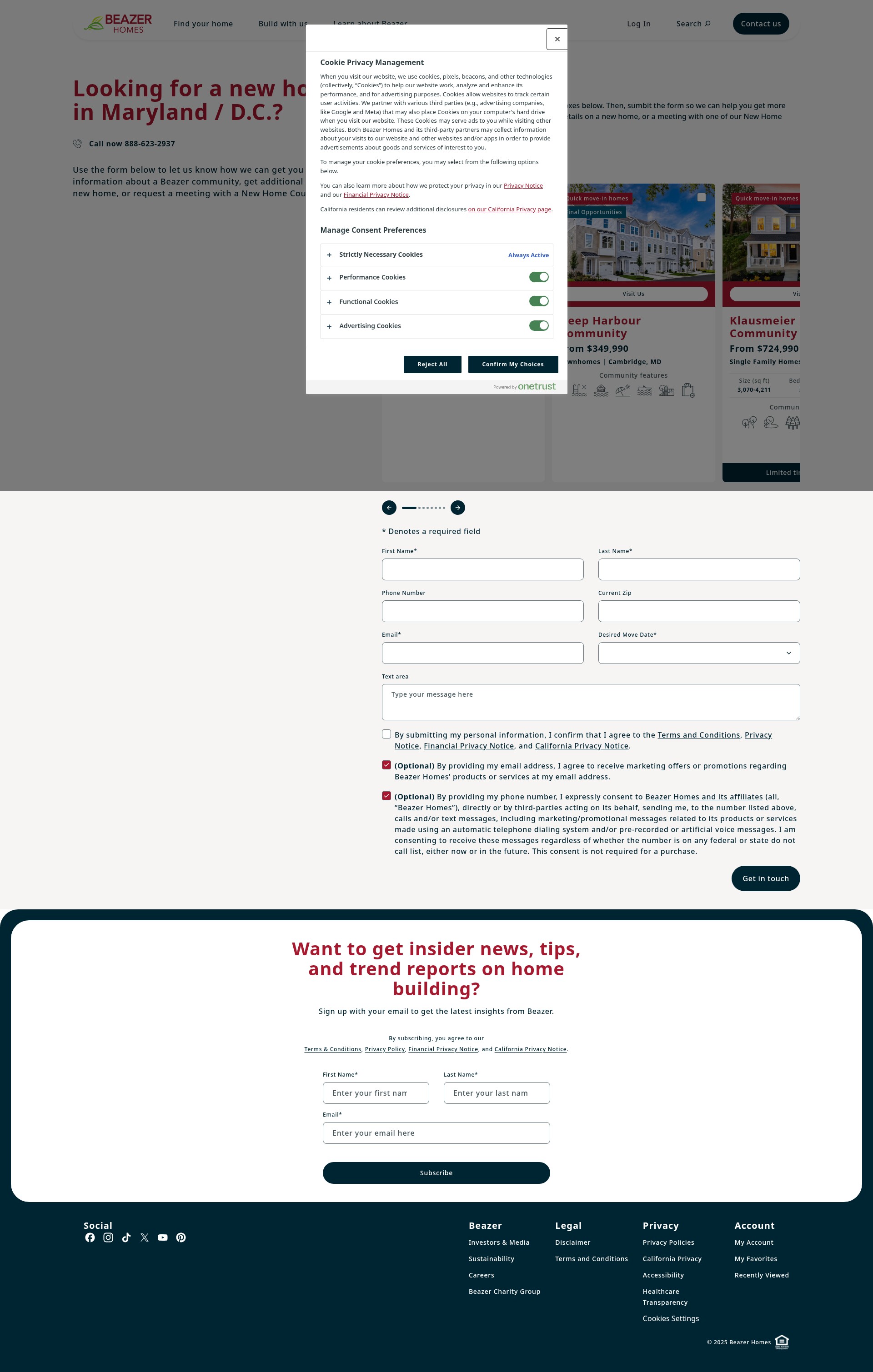 Landing Page