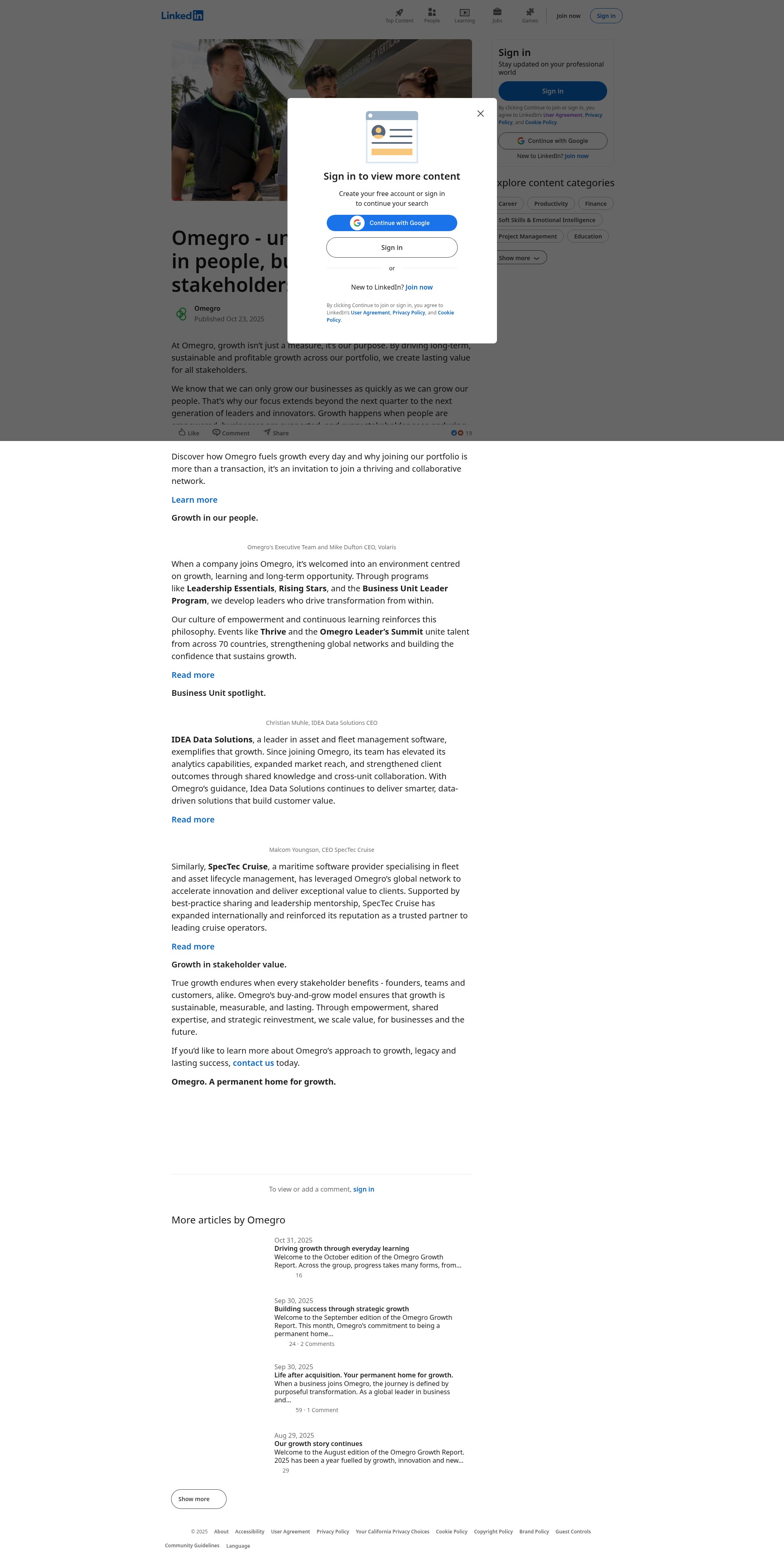 Landing Page