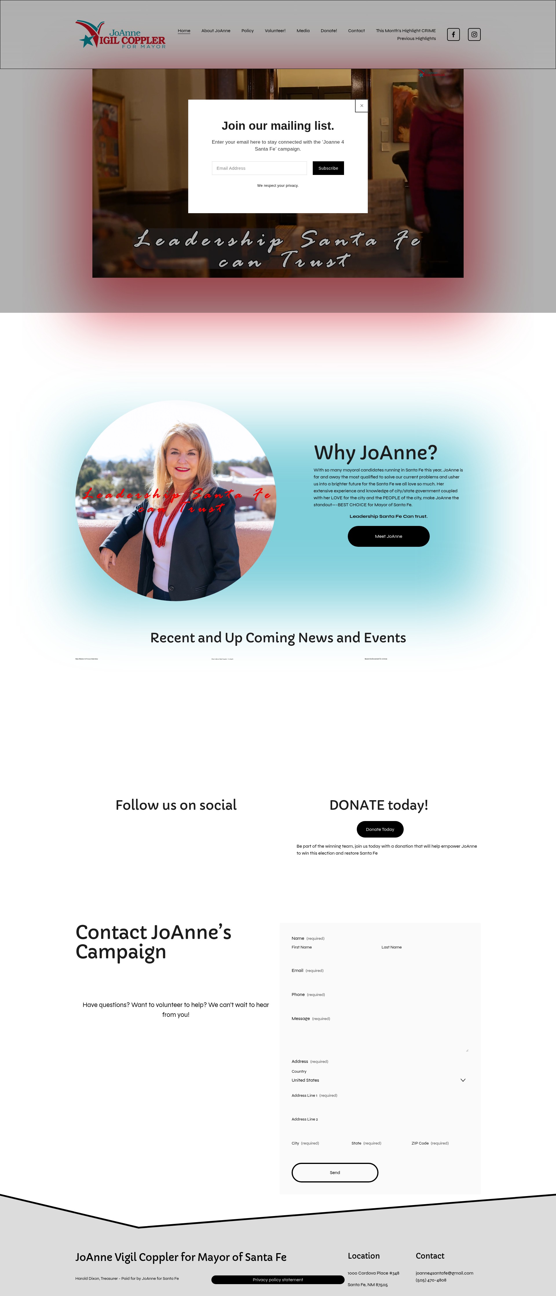Landing Page