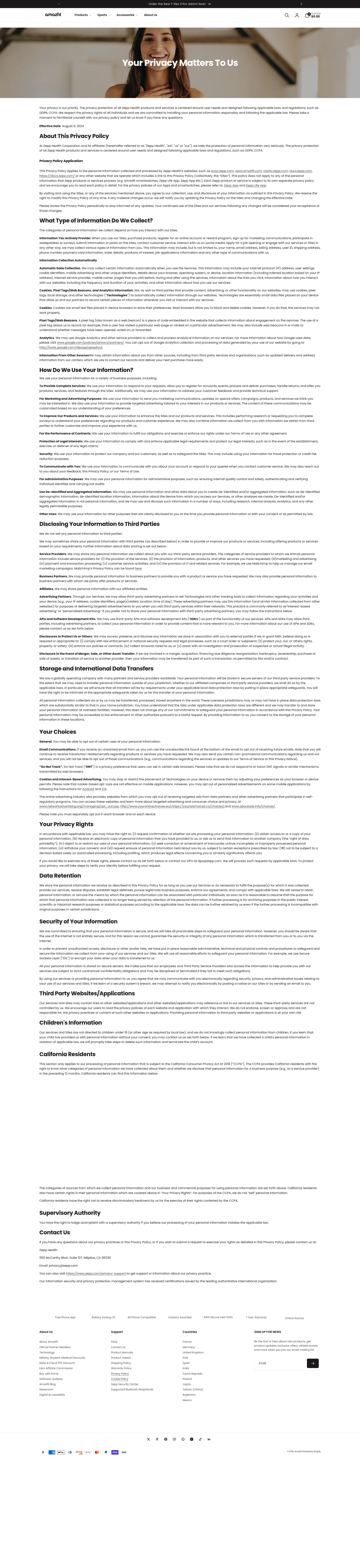 Landing Page
