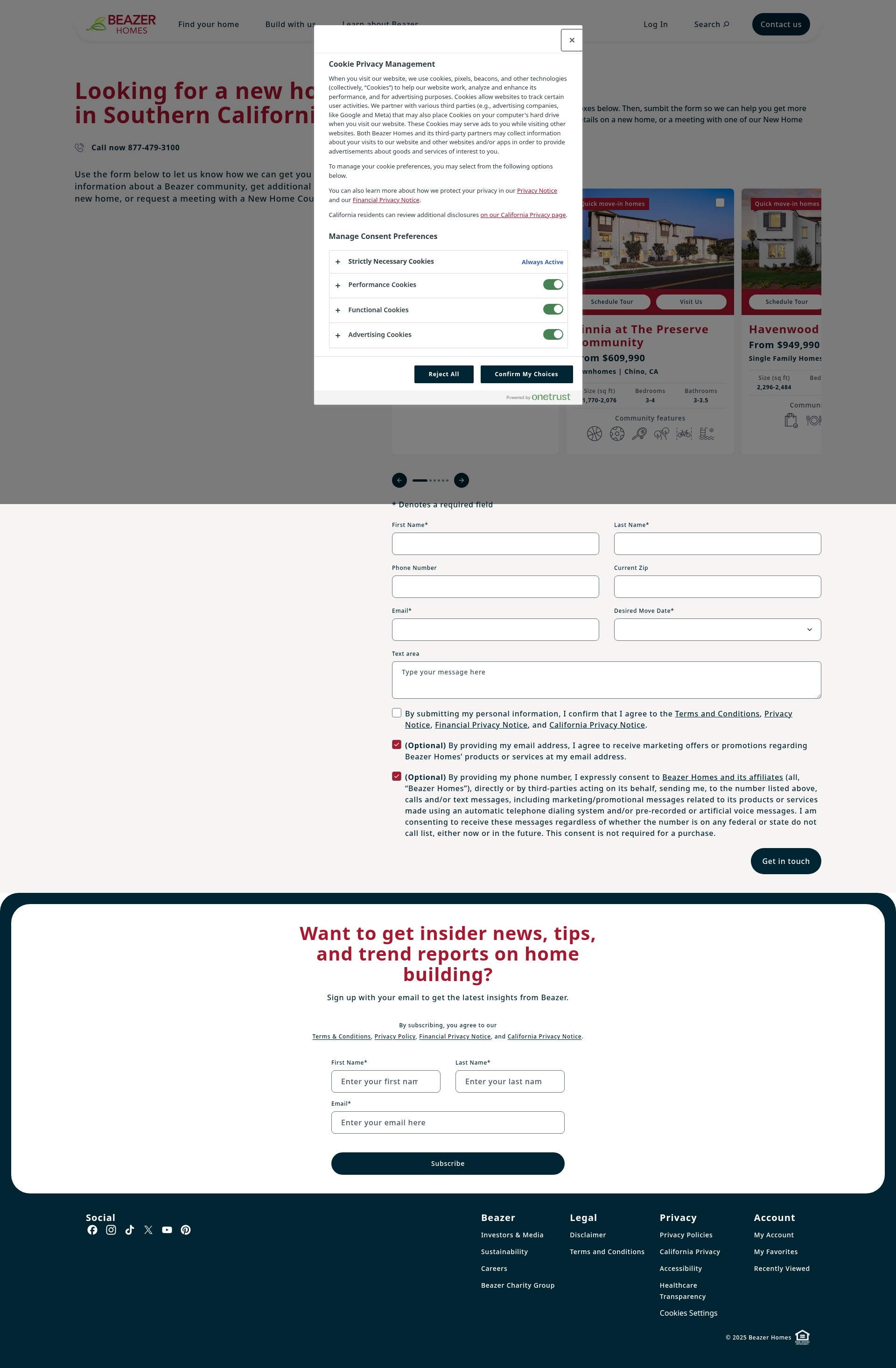 Landing Page