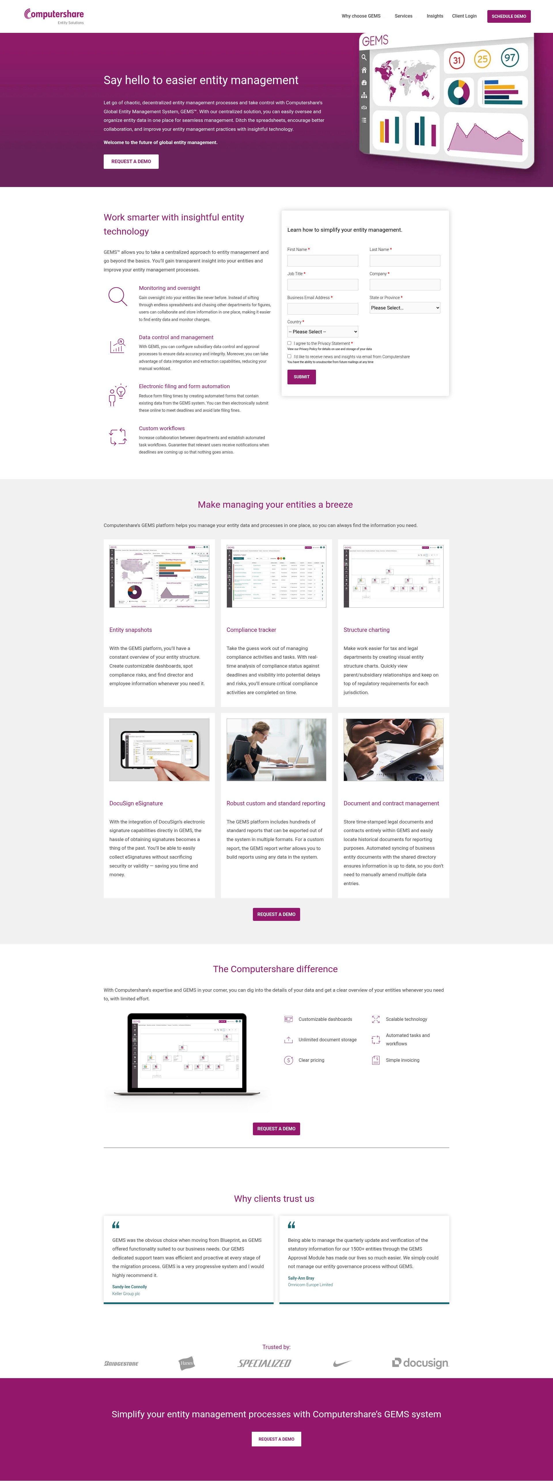 Landing Page