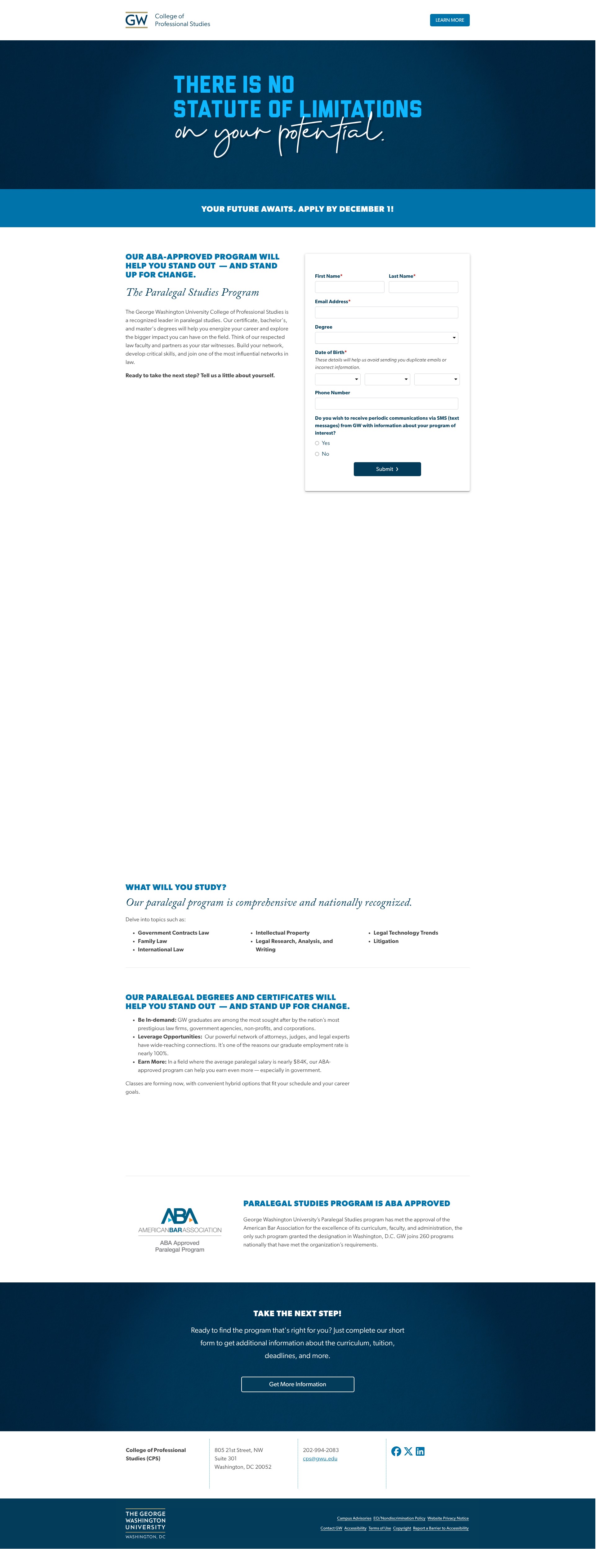 Landing Page