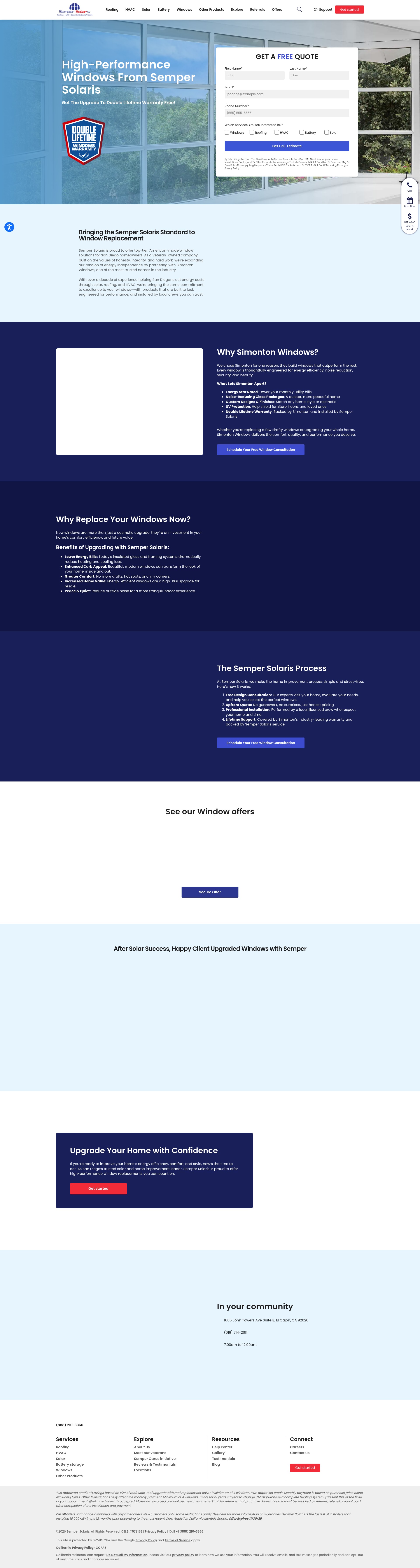 Landing Page