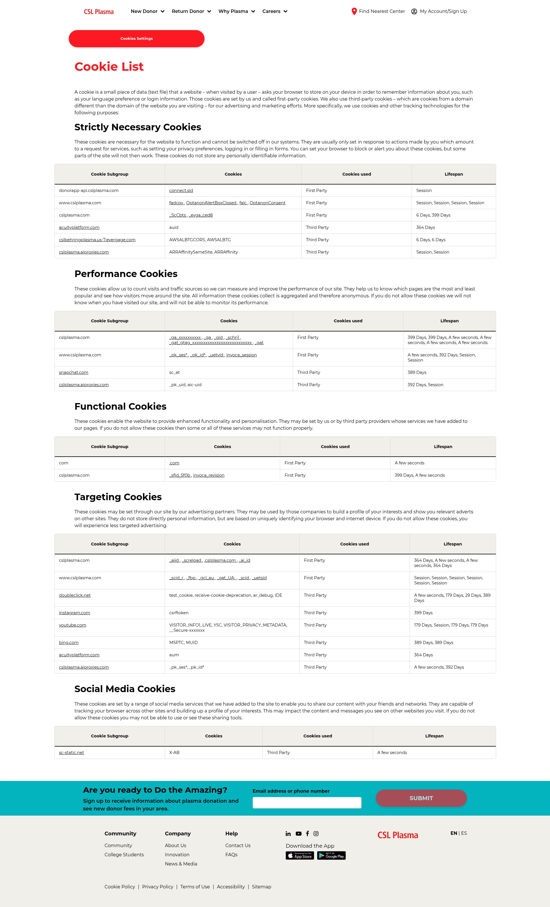 Landing Page