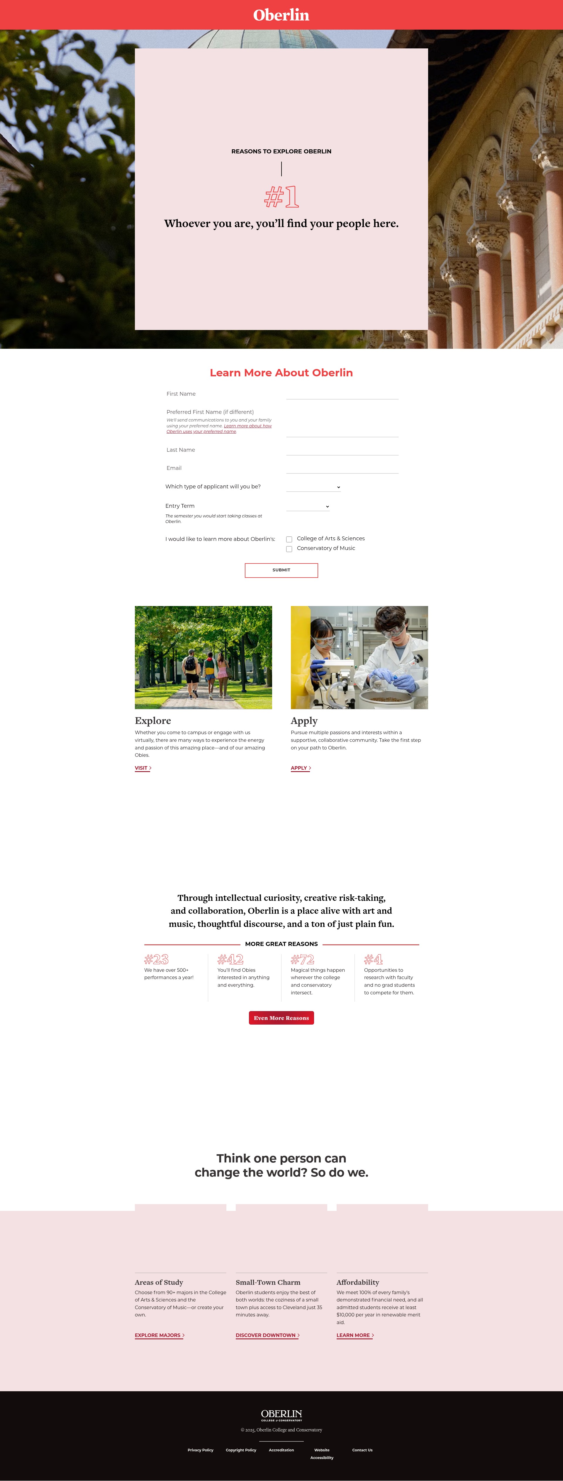 Landing Page