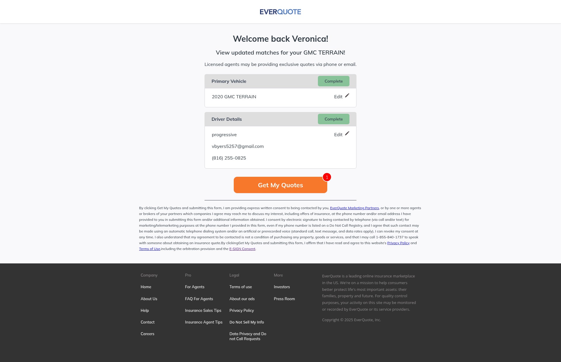 Landing Page