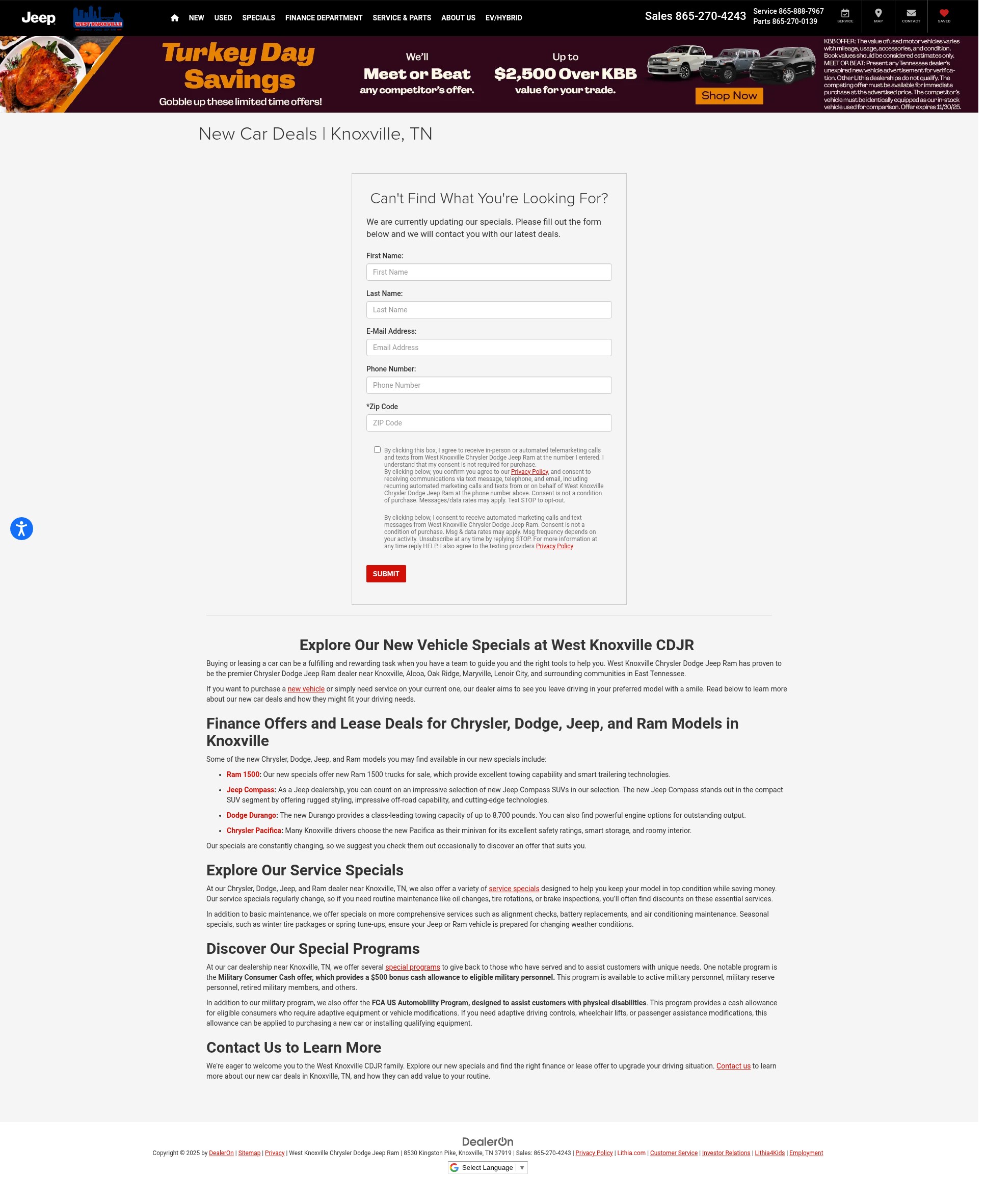 Landing Page