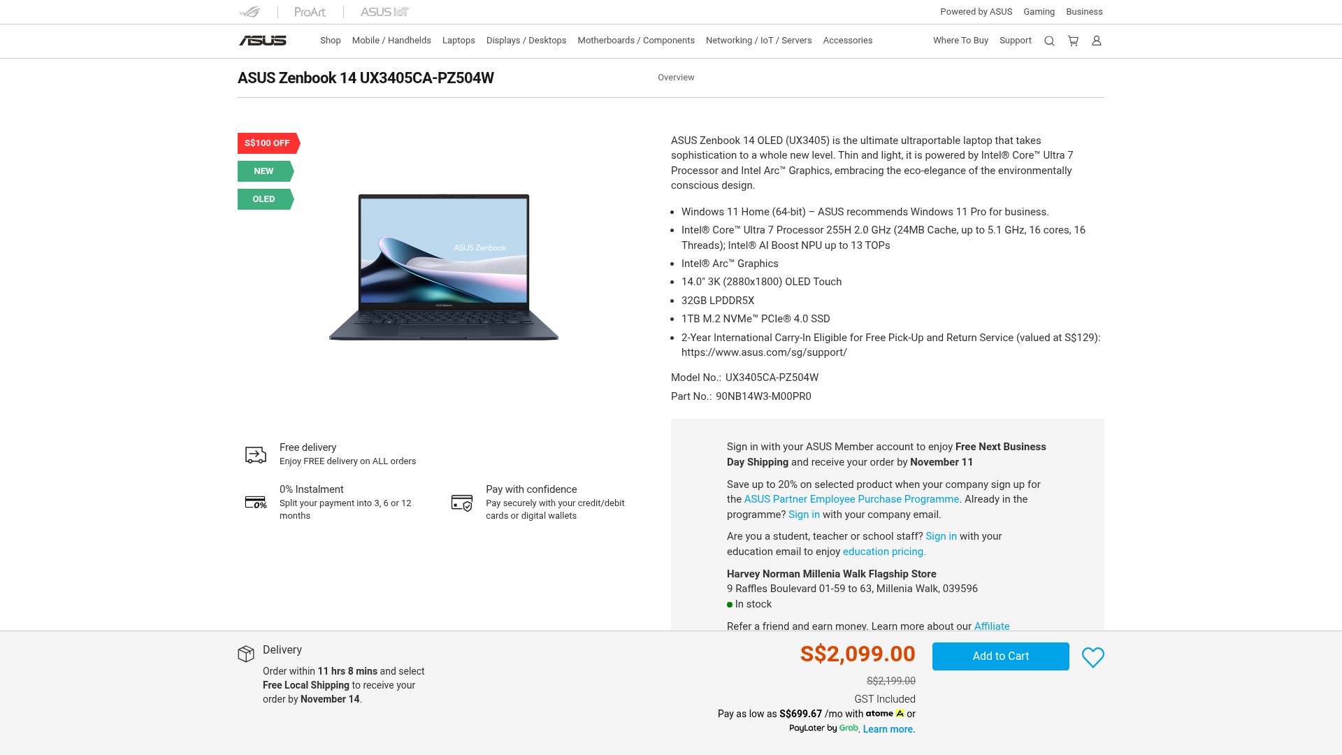 Landing Page