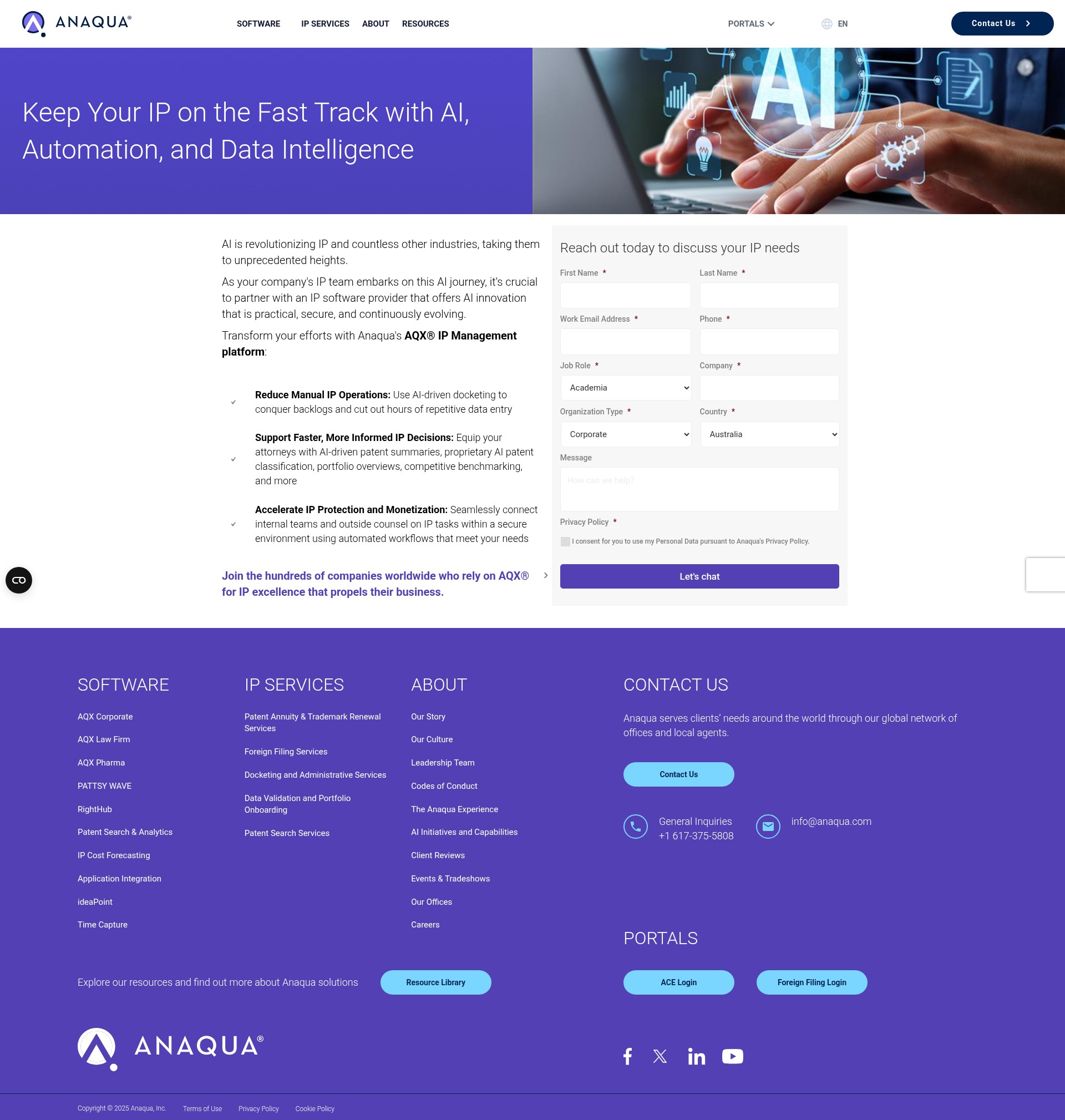 Landing Page
