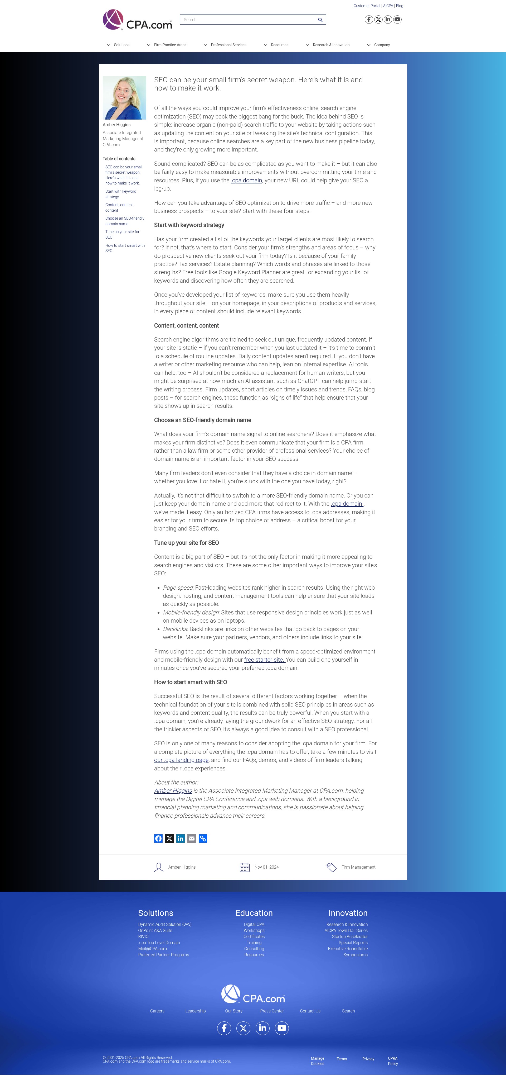 Landing Page