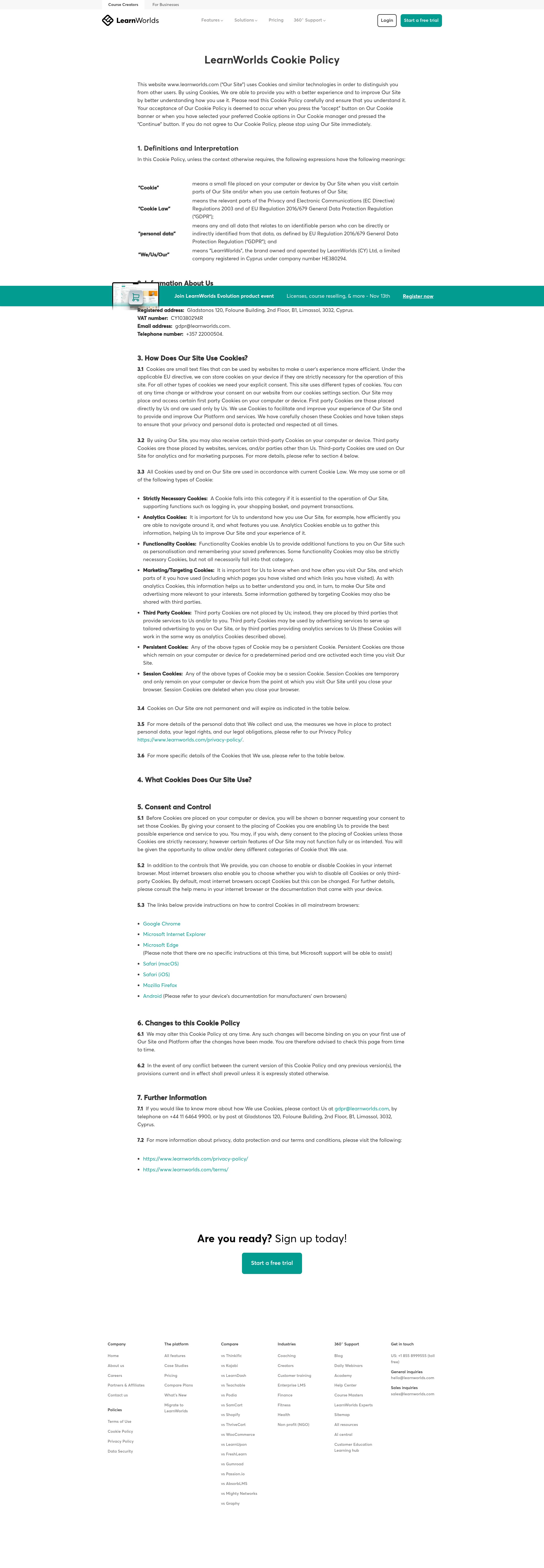 Landing Page