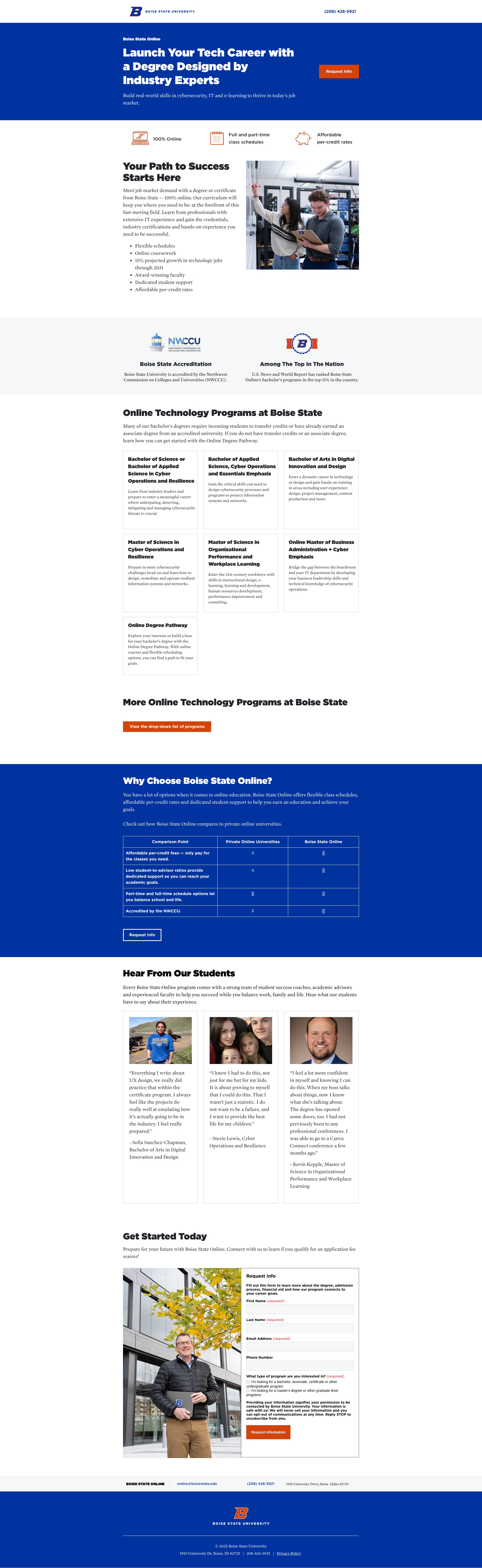 Landing Page