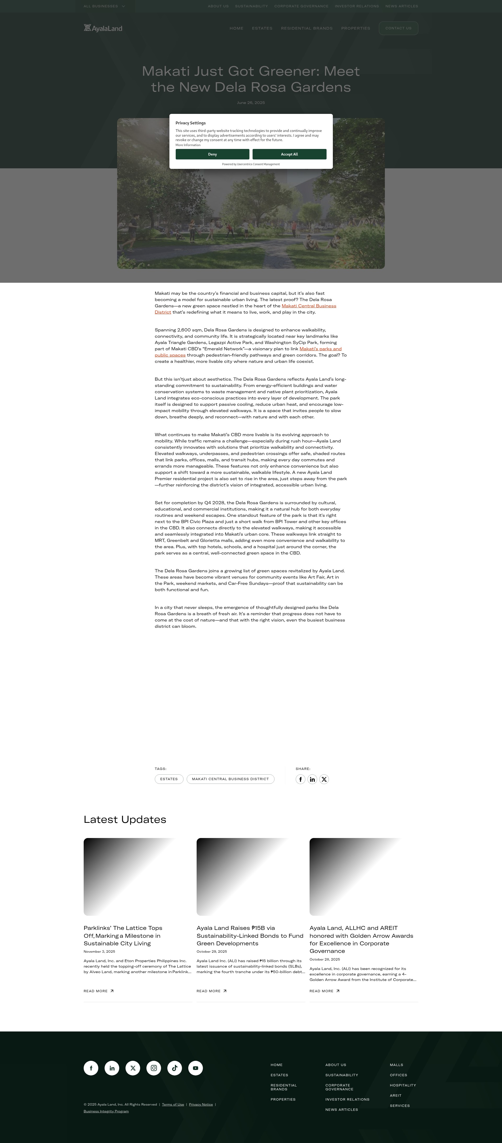 Landing Page